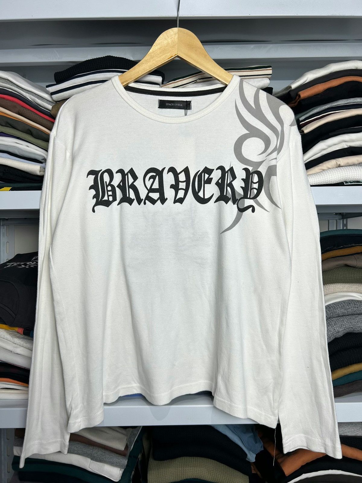Japanese Brand Space opera skull lomgsleeve Size US L / EU 52-54 / 3 - 3 Thumbnail