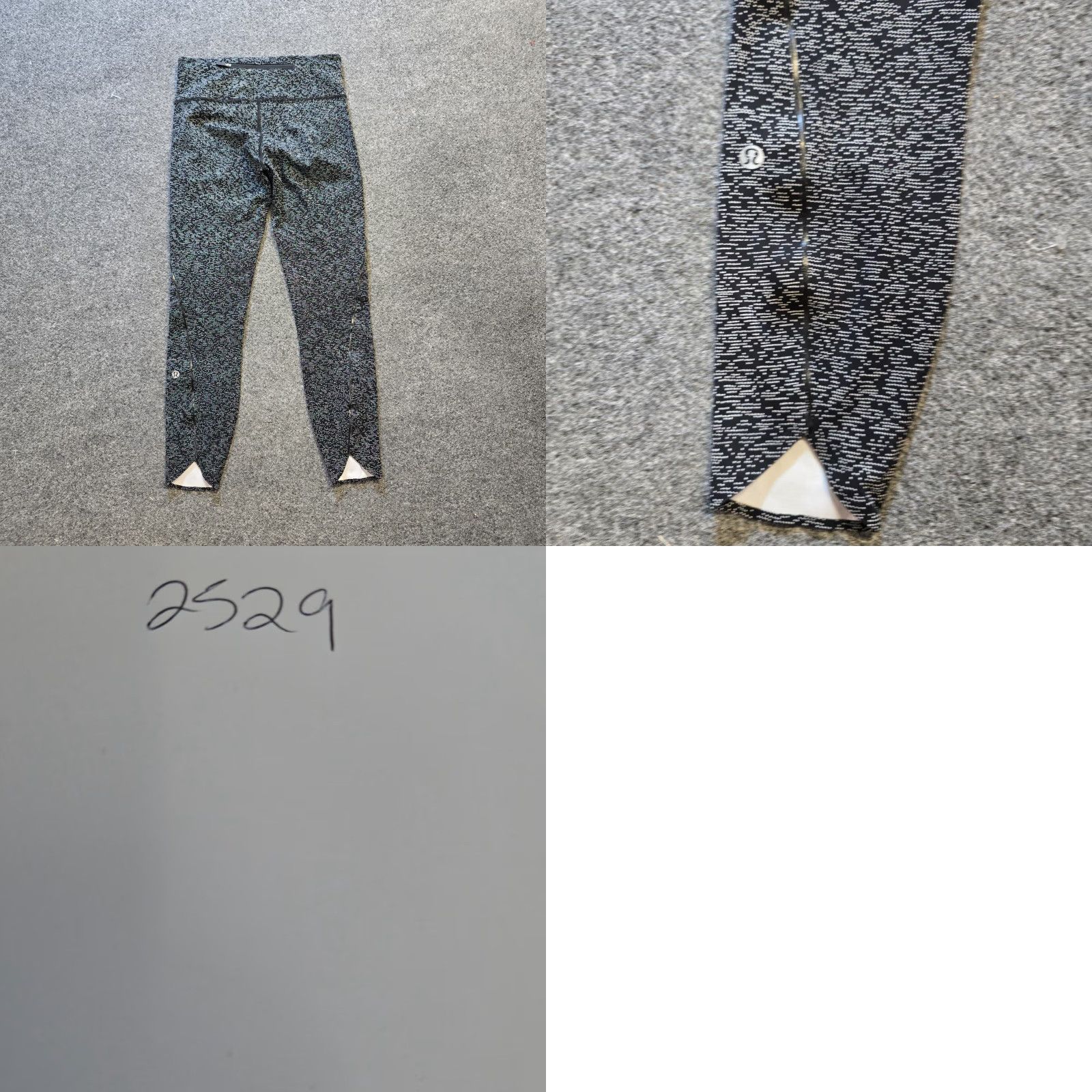 Lululemon Lululemon Wunder Under Crop Leggings Womens Size 4 Black Speckled Athletic Stretch Carnival Size 27" / US 4 / IT 40 - 8 Thumbnail