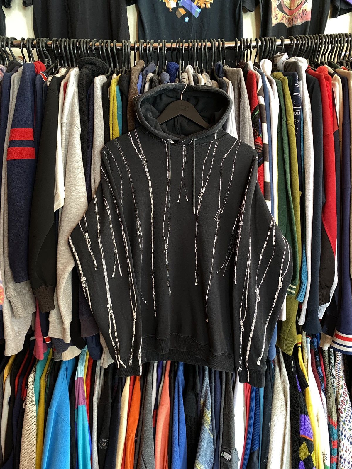 Diesel VINTAGE DIESEL ZIP PRINT HOODIE AVANT GARDE Size US S / EU 44-46 / 1 - 1 Thumbnail