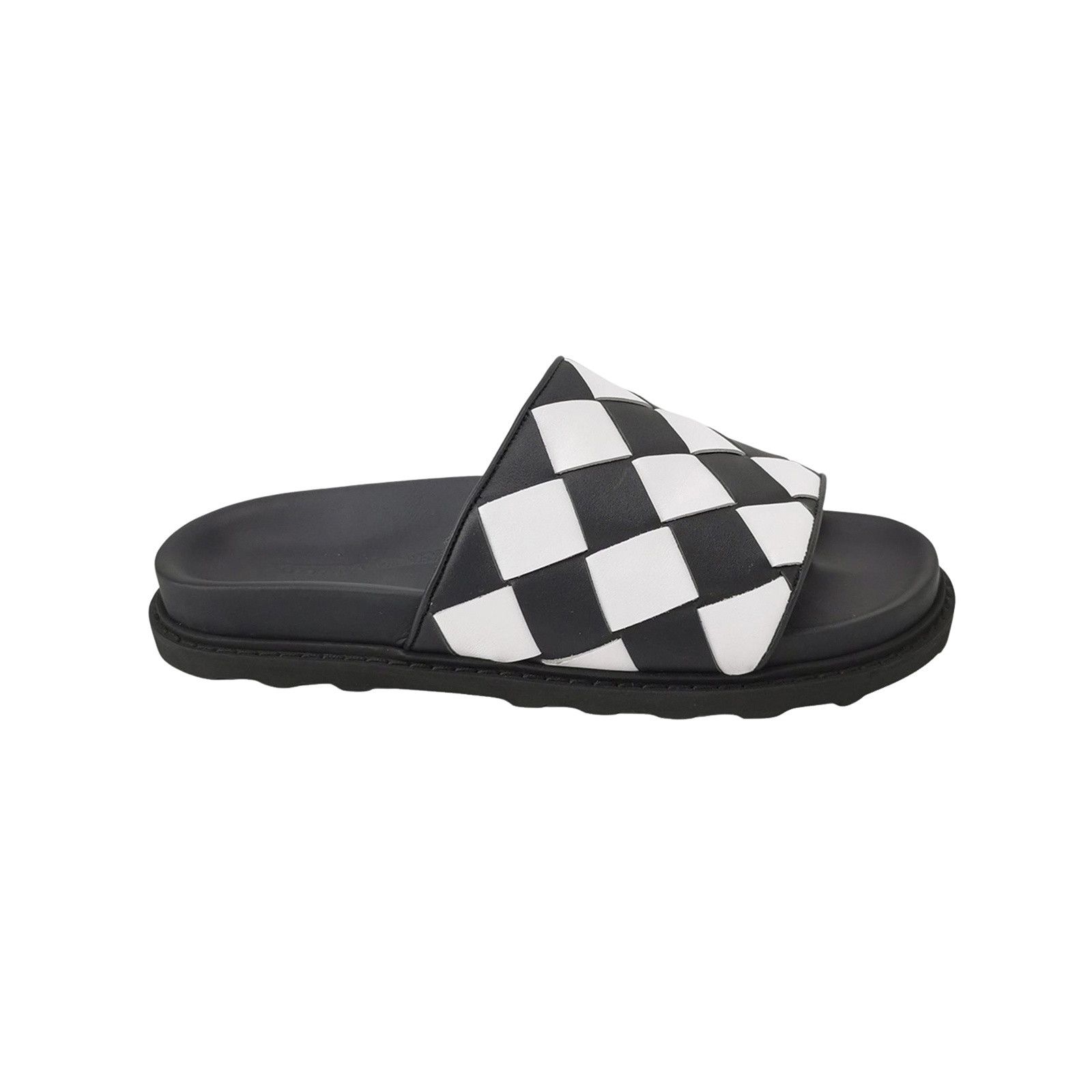 Bottega Veneta Bottega Veneta Intrecciato Check Sandals Size 40 Size US 7 / EU 40 - 1 Thumbnail