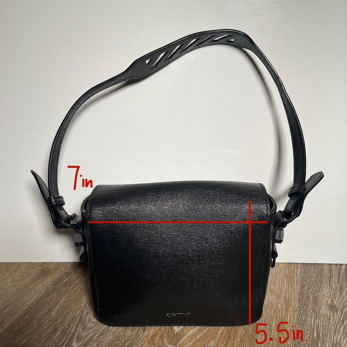 Off-White off-white binder clip diagonal leather bag Size ONE SIZE - 2 Thumbnail