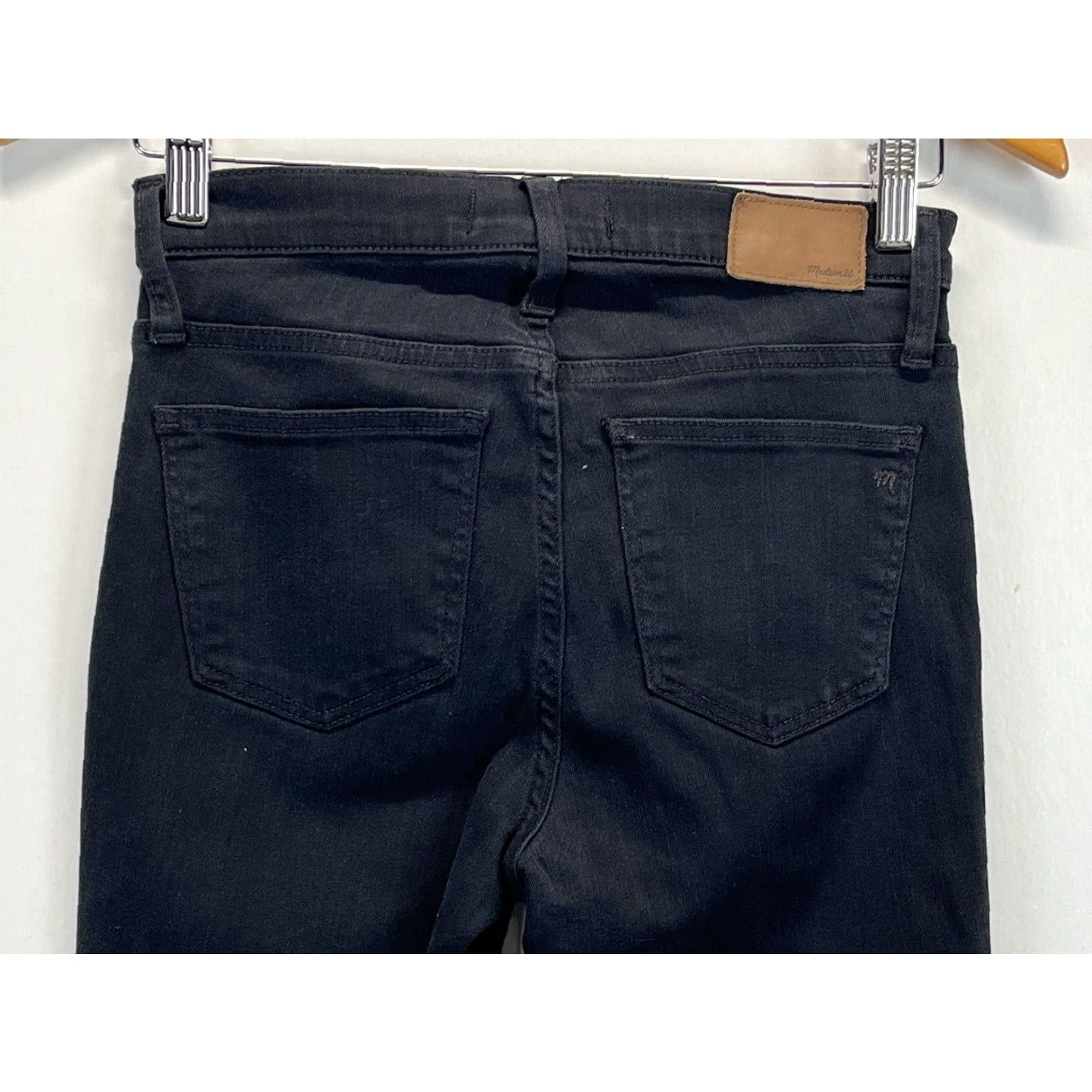 Madewell Madewell 9” High Rise Skinny Black Jeans Pants Sz 26 Womens Denim Regular Jeans Pockets Stretch GUC Size 26" / US 2 / IT 38 - 4 Thumbnail