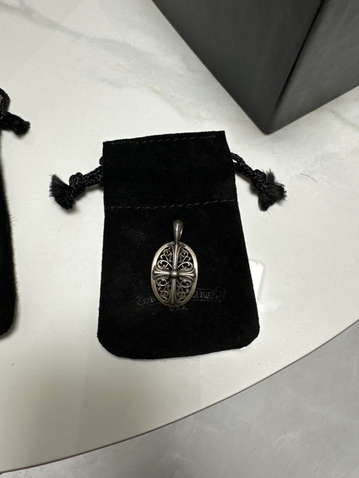 Chrome Hearts Chrome Hearts Classic Oval Pendant 925 Silver Size ONE SIZE - 4 Thumbnail