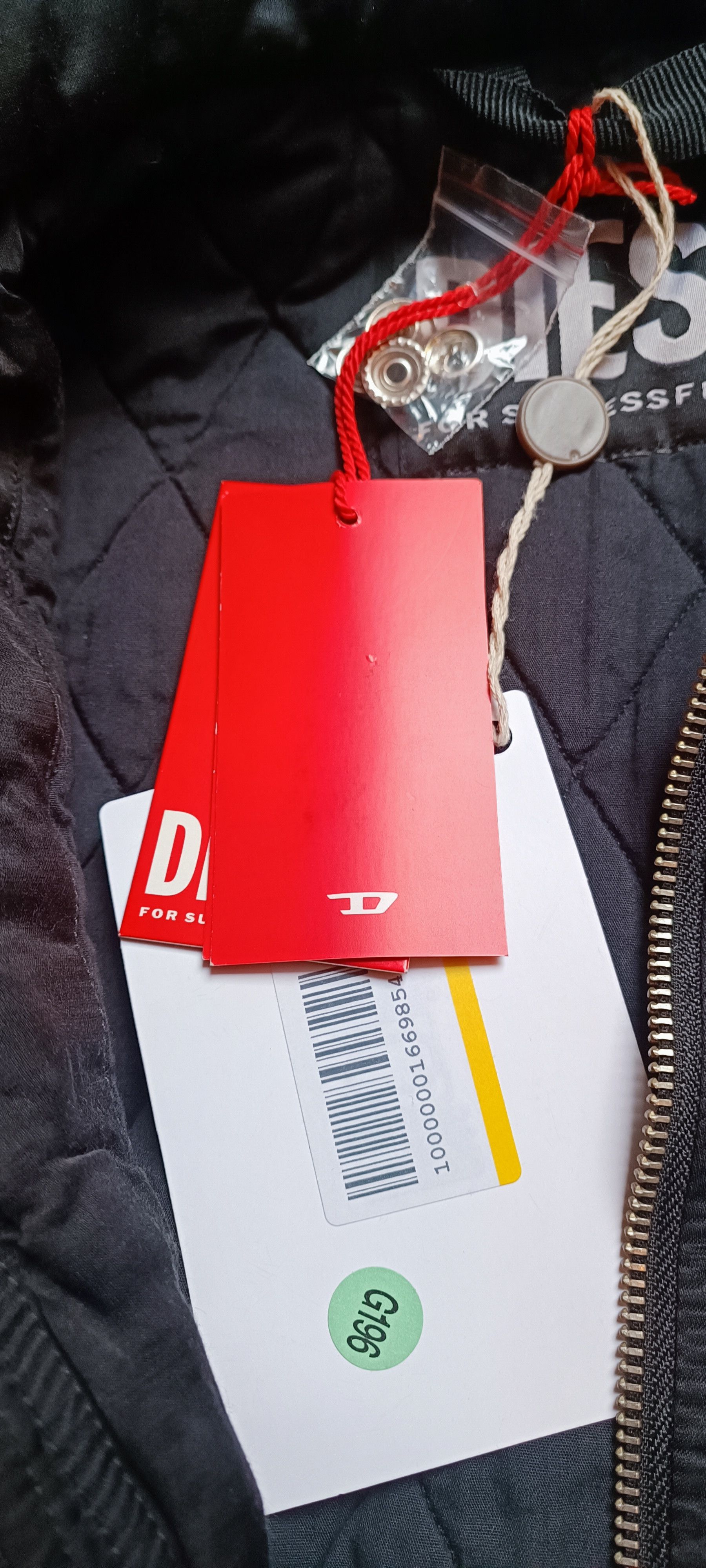 Designer × Diesel Diesel G-Tali Jacket in Black Size M / US 6-8 / IT 42-44 - 9 Thumbnail