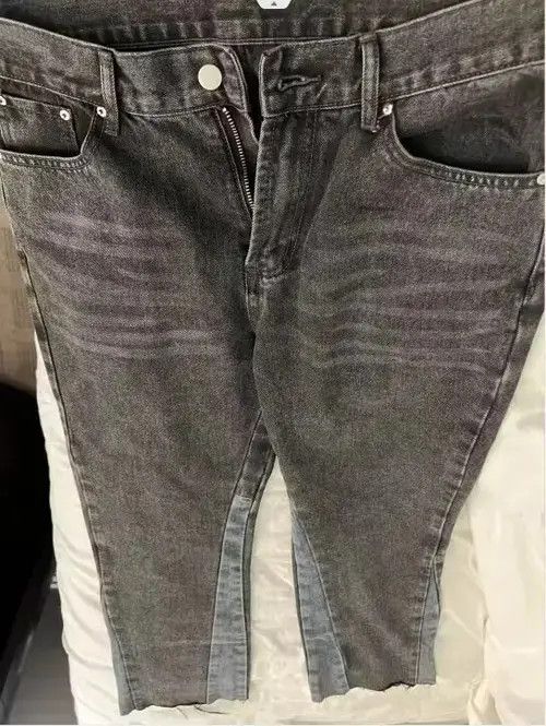 Japanese Brand Vintage Patchwork Flare Jeans Urban Men Streetwear Size US 34 / EU 50 - 3 Thumbnail