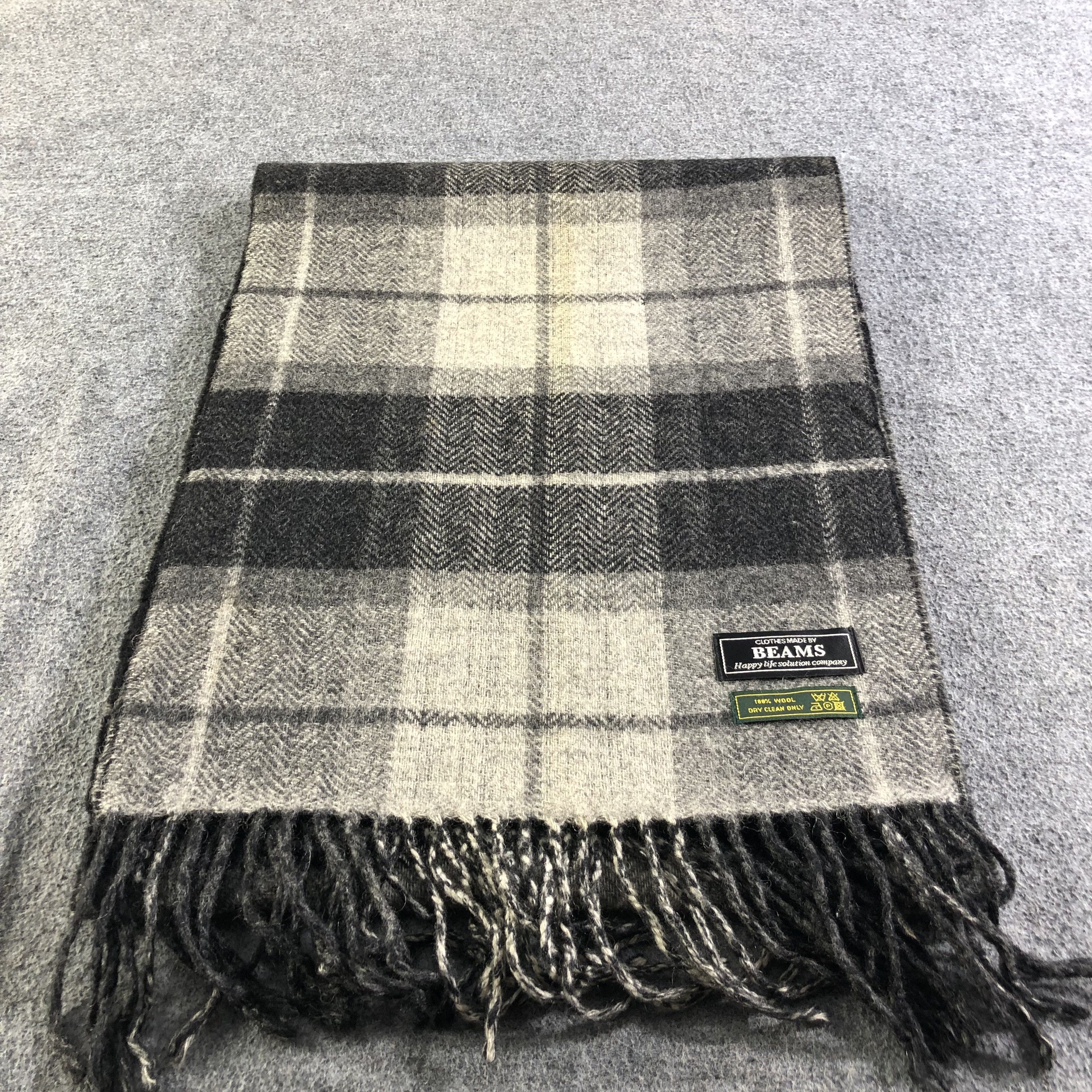 Beams Plus Beams Wool Scarf Muffler V1979 Size ONE SIZE - 8 Thumbnail
