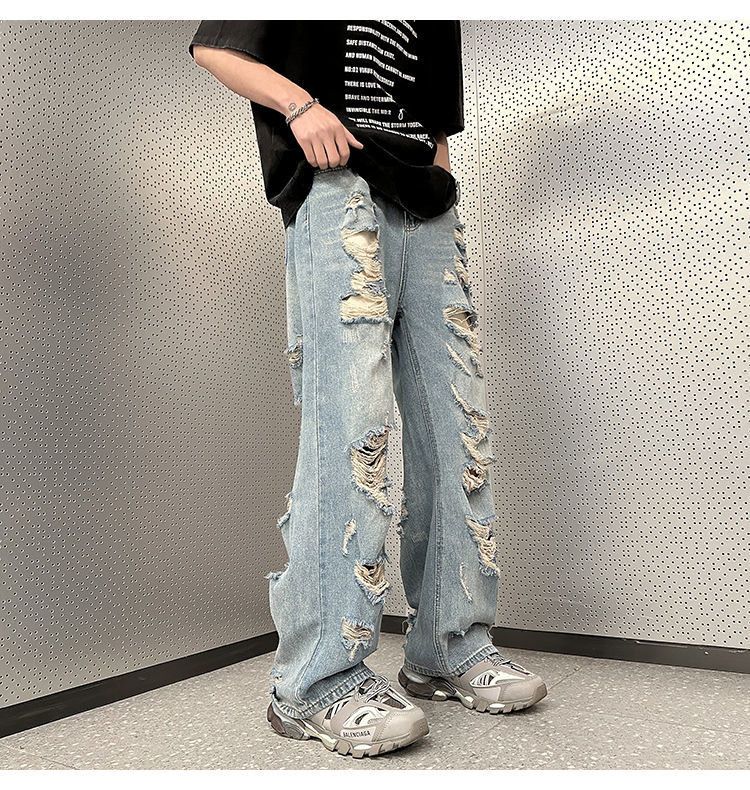 Vintage High Street Ripped Jeans Size US 32 / EU 48 - 7 Thumbnail