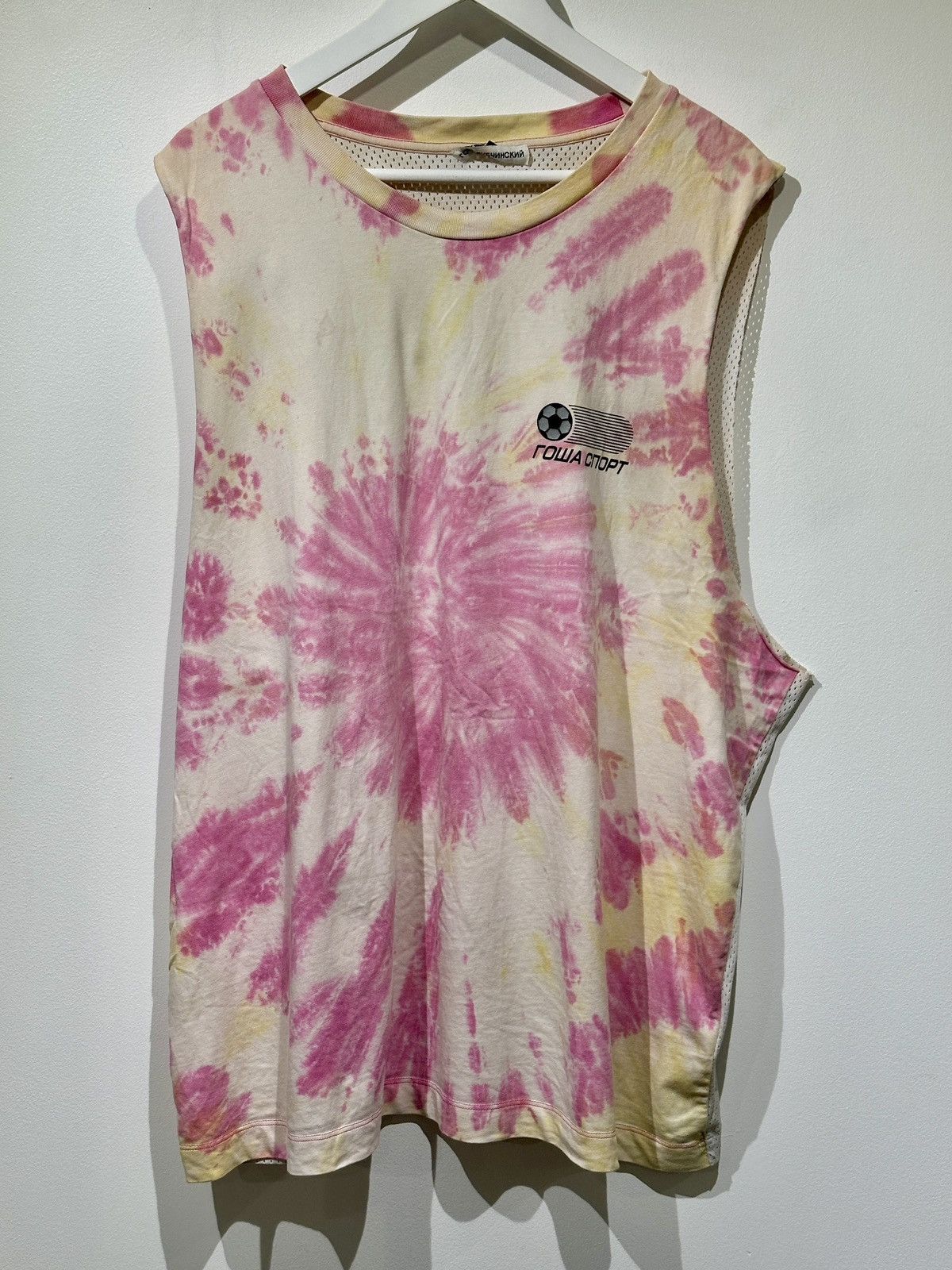 Gosha Rubchinskiy Gosha tie dye tank with mesh back Size US M / EU 48-50 / 2 - 1 Thumbnail