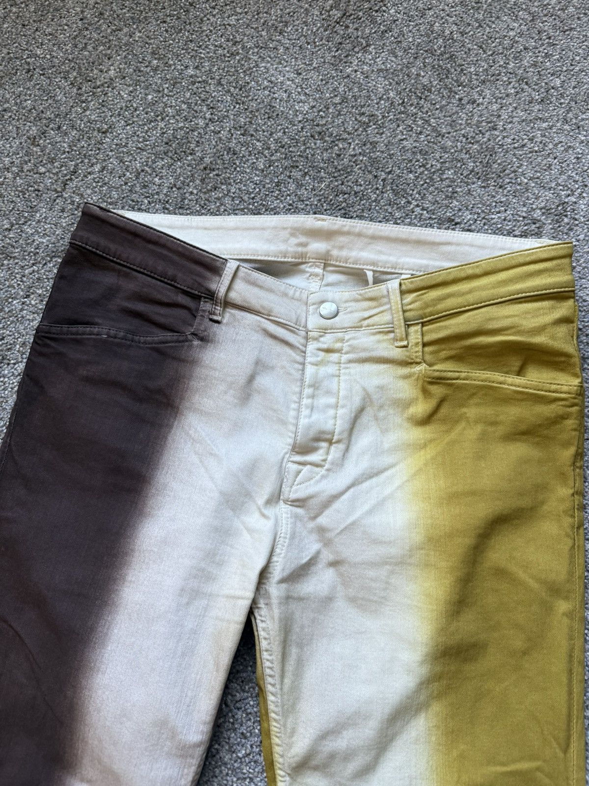 Rick Owens Rick Owens Drkshdw Two-Tone Gradient Jeans Size US 32 / EU 48 - 3 Thumbnail