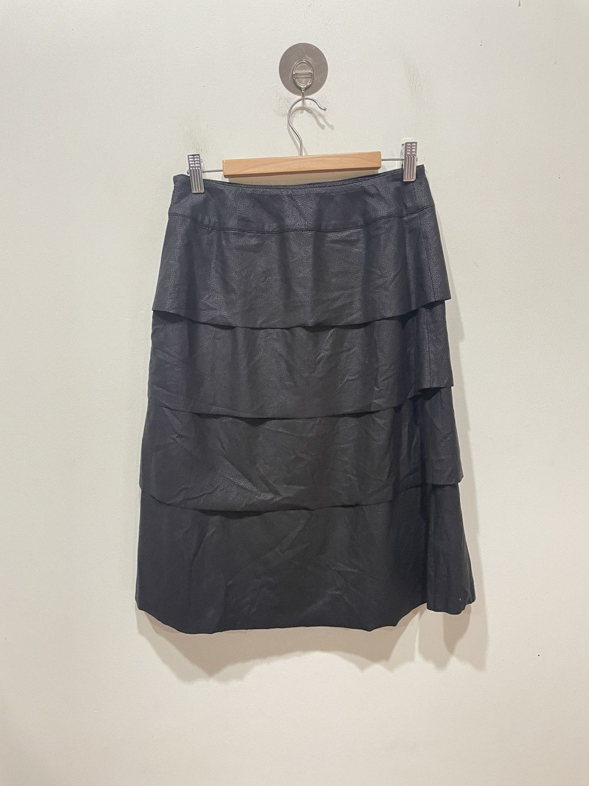 Japanese Brand Hiroko Koshino Layered Skirt Size 26" / US 2 / IT 38 - 1 Thumbnail