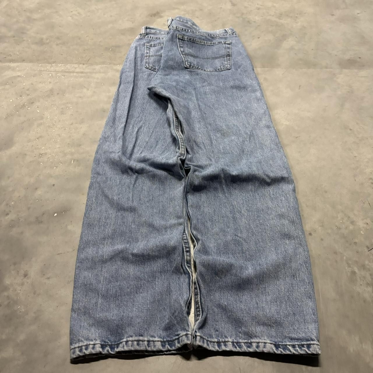 Japanese Brand × Vintage Crazy Vintage Y2K/2000s Grunge Light Wash Essential Denim Jeans! Size US 36 / EU 52 - 4 Thumbnail