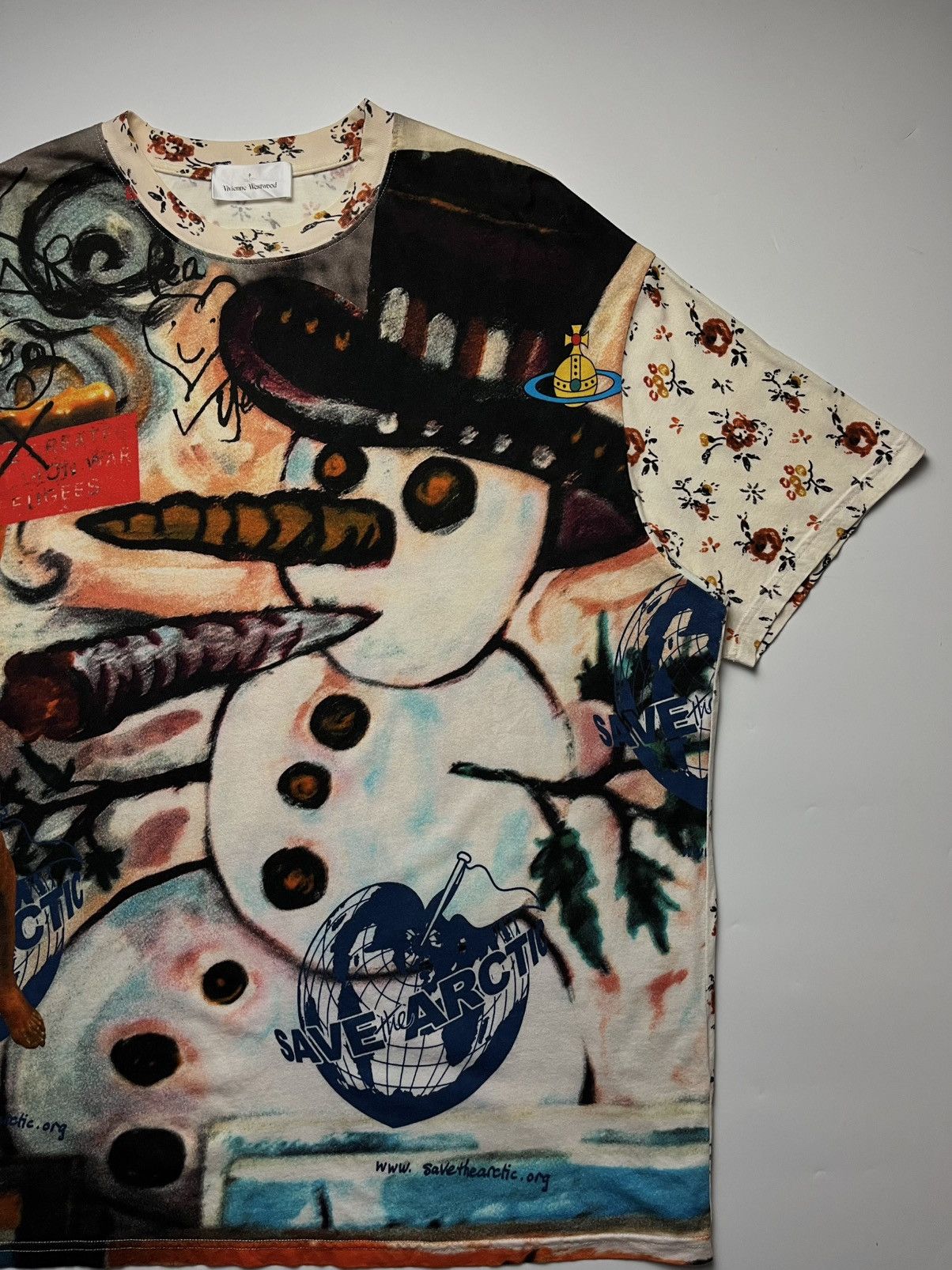 Vivienne Westwood Vivienne Westwood Snowman Graphic T-Shirt Size US L / EU 52-54 / 3 - 6 Thumbnail