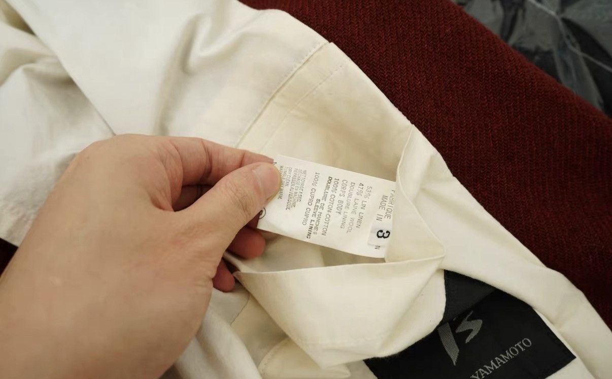 Yohji Yamamoto Yohji Yamamoto Y's Wool Blend Burgundy Jacket Size M / US 6-8 / IT 42-44 - 7 Thumbnail