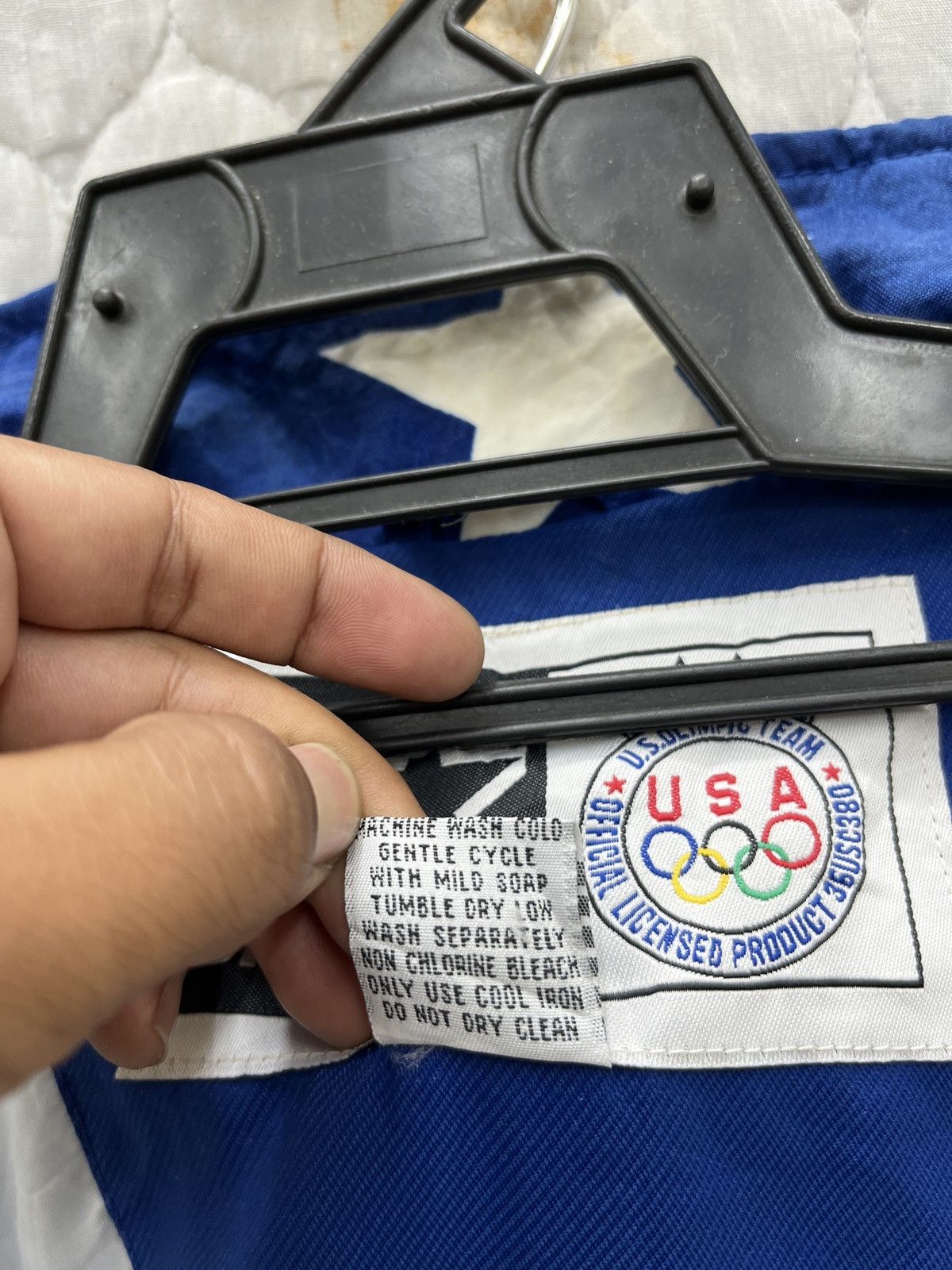 Starter 🔥🔥🔥STEALS VTG STARTER USA OLYMPIC OVP JACKET Size US L / EU 52-54 / 3 - 9 Thumbnail