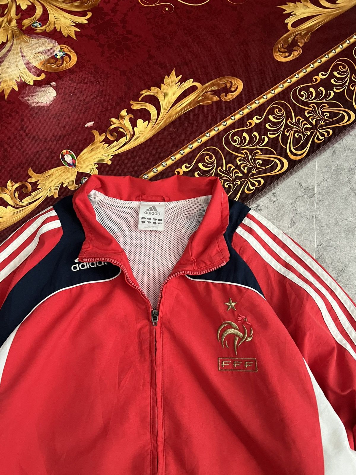Adidas 08-09 Adidas France Track Jacket Size US L / EU 52-54 / 3 - 2 Thumbnail