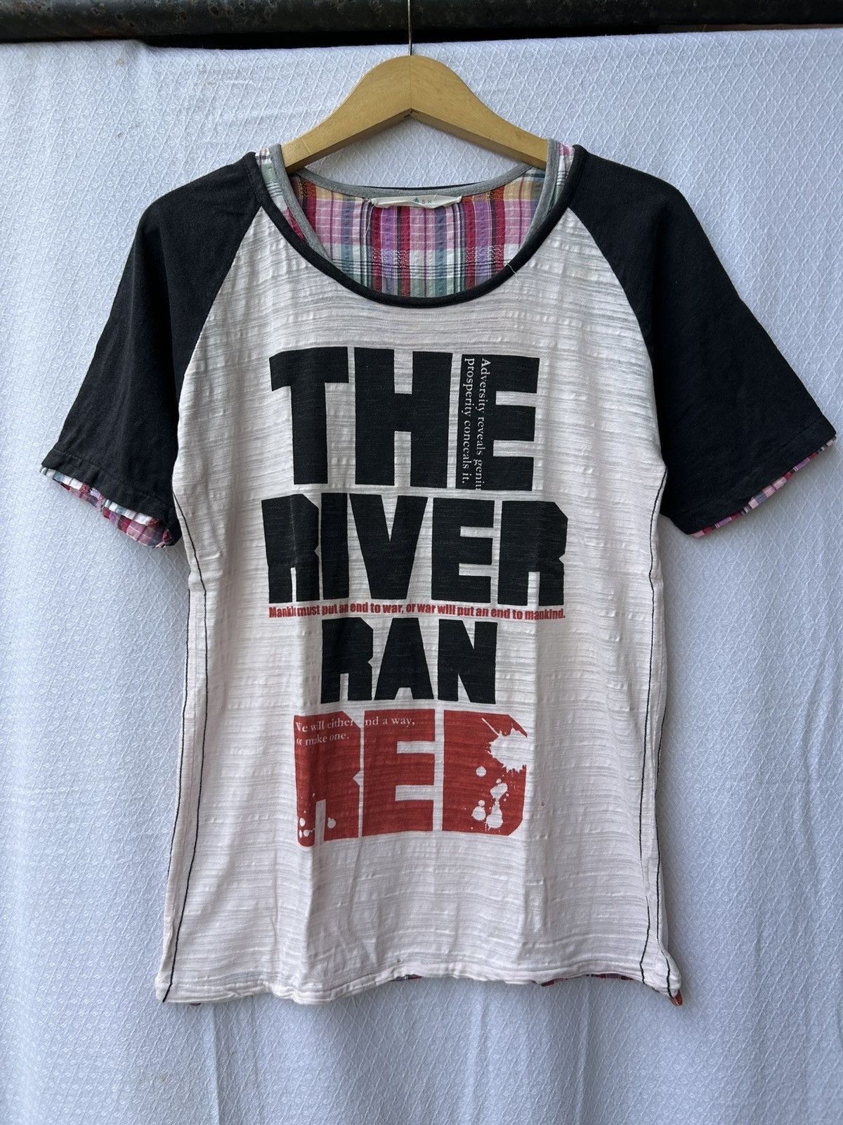 Japanese Brand Japanese double layers poem t shirt Size US M / EU 48-50 / 2 - 1 Thumbnail