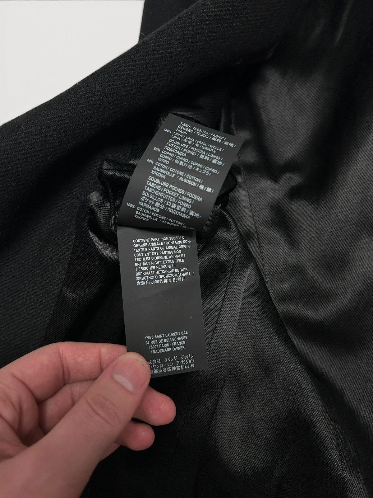 Saint Laurent Paris FW2019 Tailored Wool Coat Size US S / EU 44-46 / 1 - 7 Thumbnail