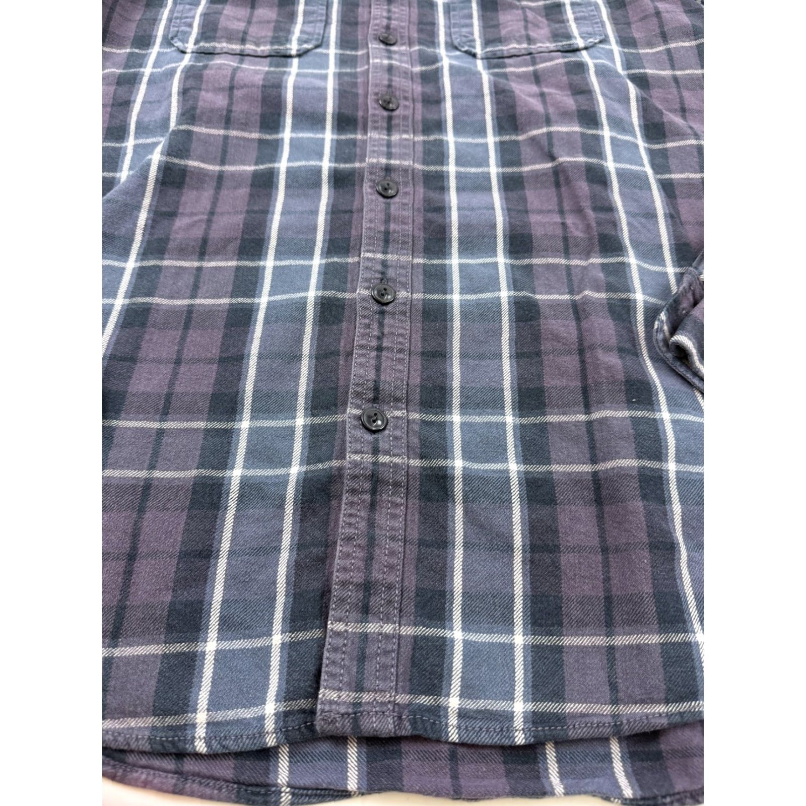 Eddie Bauer Eddie Bauer Shirt Mens LT Blue Plaid Flannel Button Front Long Sleeve Casual Classic Fit Mens Large Tall Blue Plaid Flannel Shirt Size US L / EU 52-54 / 3 - 2 Thumbnail