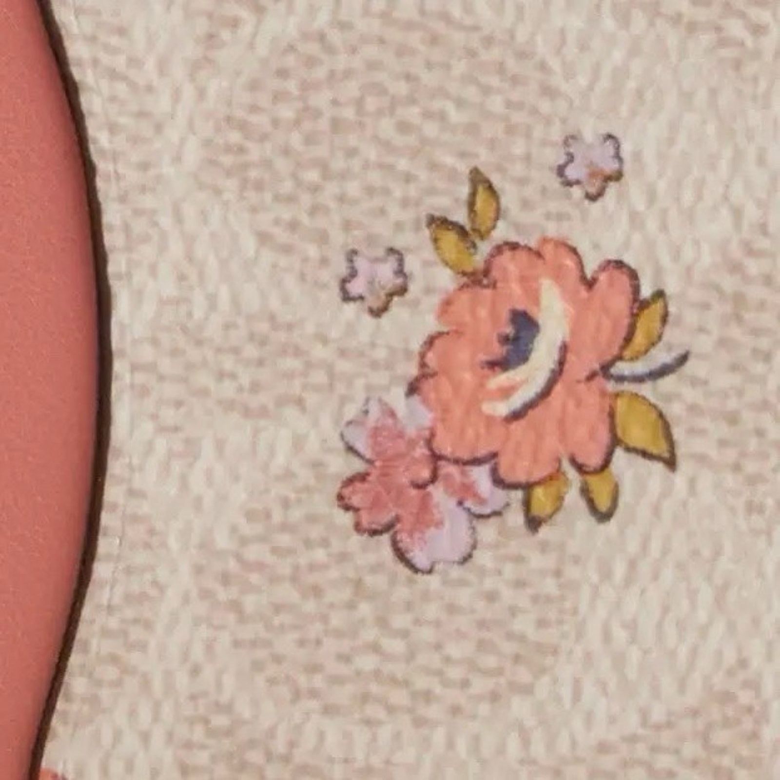 Coach NWT Coach Zip Card Case With Floral Print CAU45 Gold/Sand Size ONE SIZE - 9 Thumbnail
