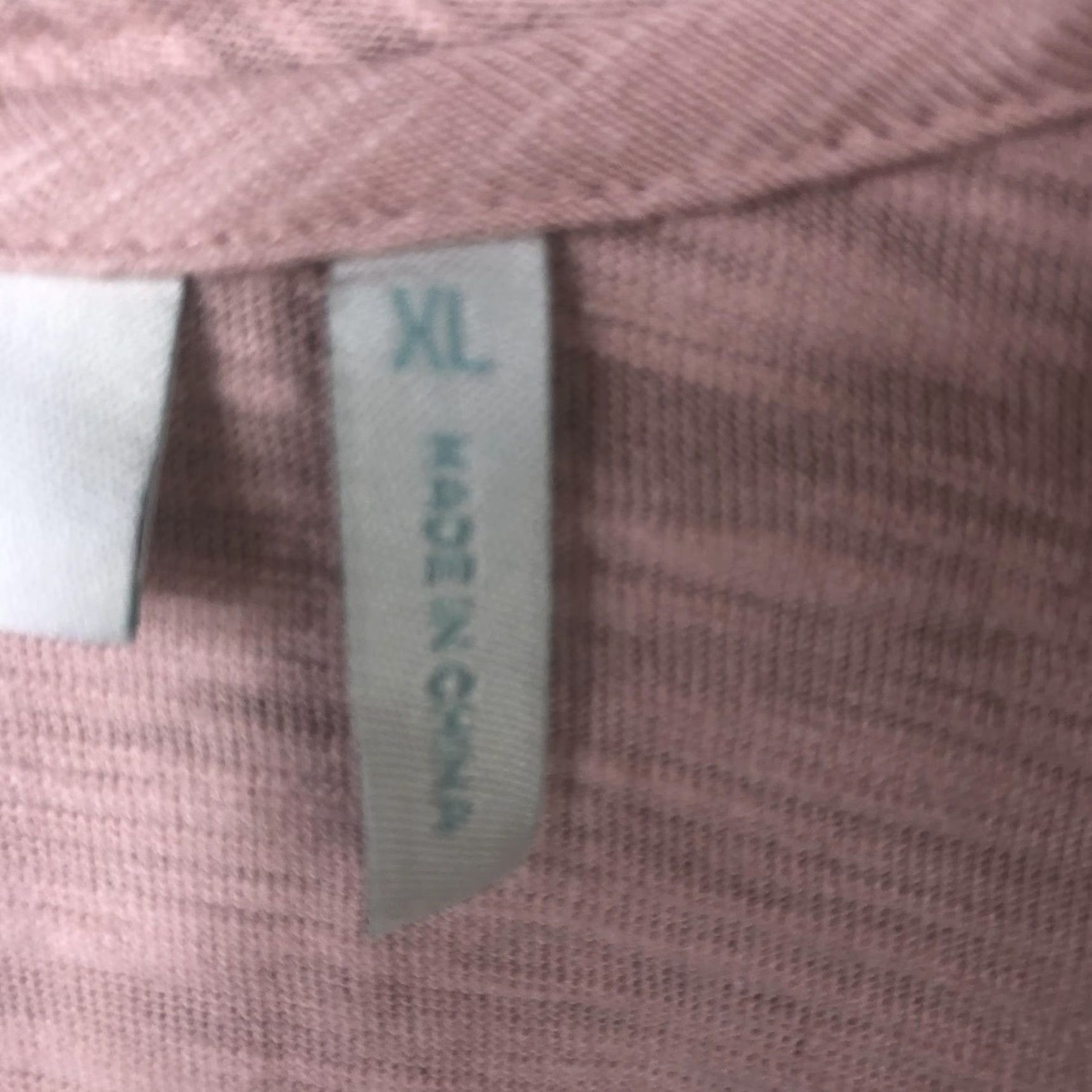 Vintage LOGO Lounge Jacket Womens XL Pink Open Front Slub Knit Pockets Lightweight Casual Size XL / US 12-14 / IT 48-50 - 7 Thumbnail