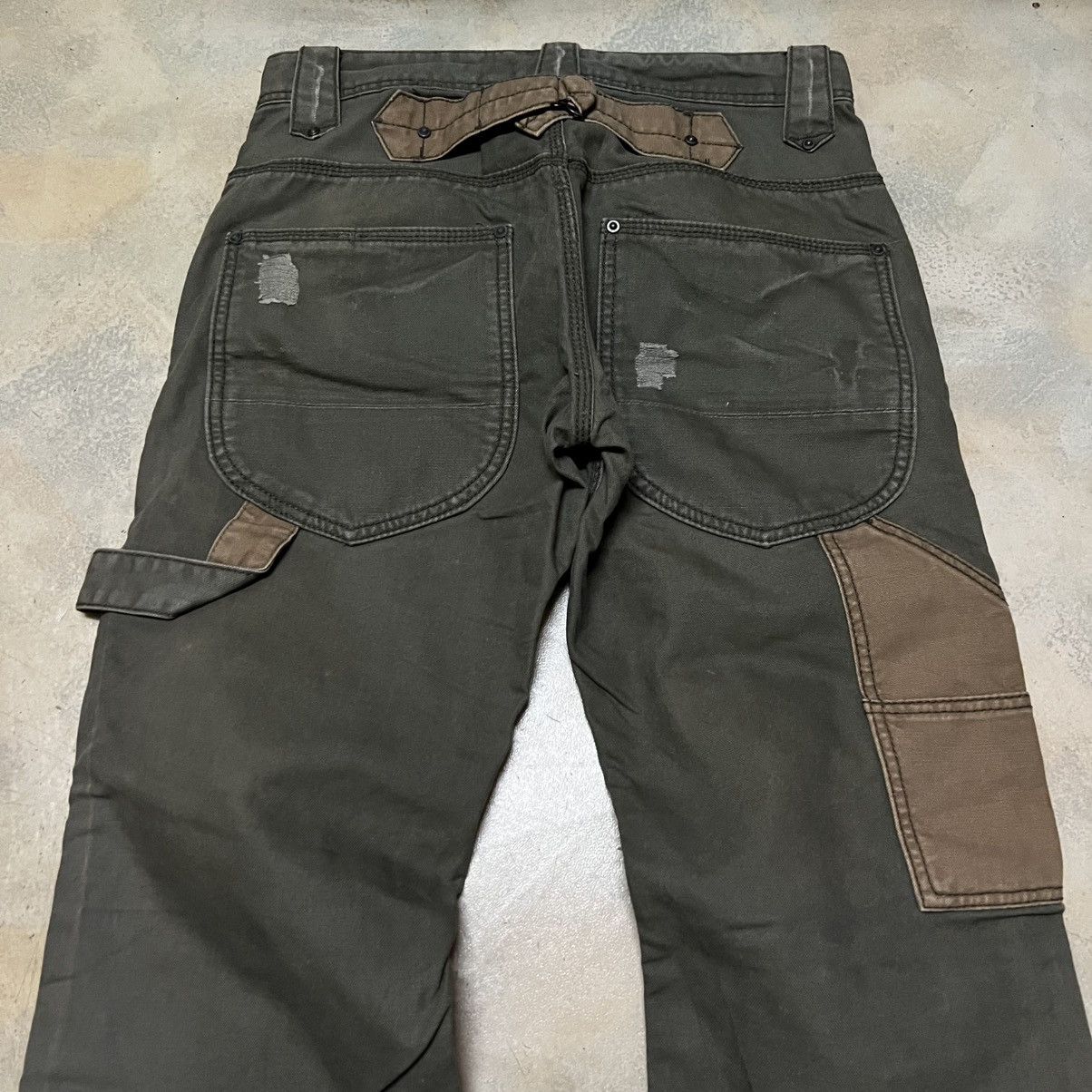 Japanese Brand Japanese Brand Cargo Pants Double Knee Size US 31 - 15 Thumbnail