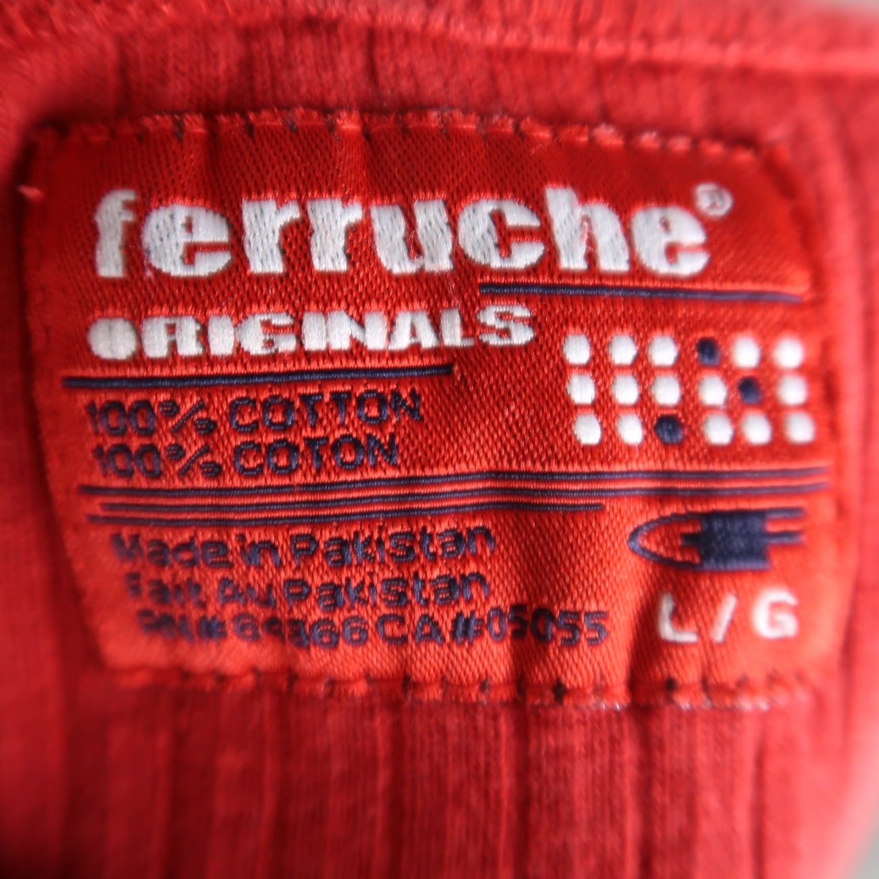 Vintage VINTAGE Ferruche Originals Muscle Tank Top Tee Red Burgundy 90s Mens L T-Shirt Sleeveless Cotton Shirt Women not applicable Size US L / EU 52-54 / 3 - 5 Thumbnail