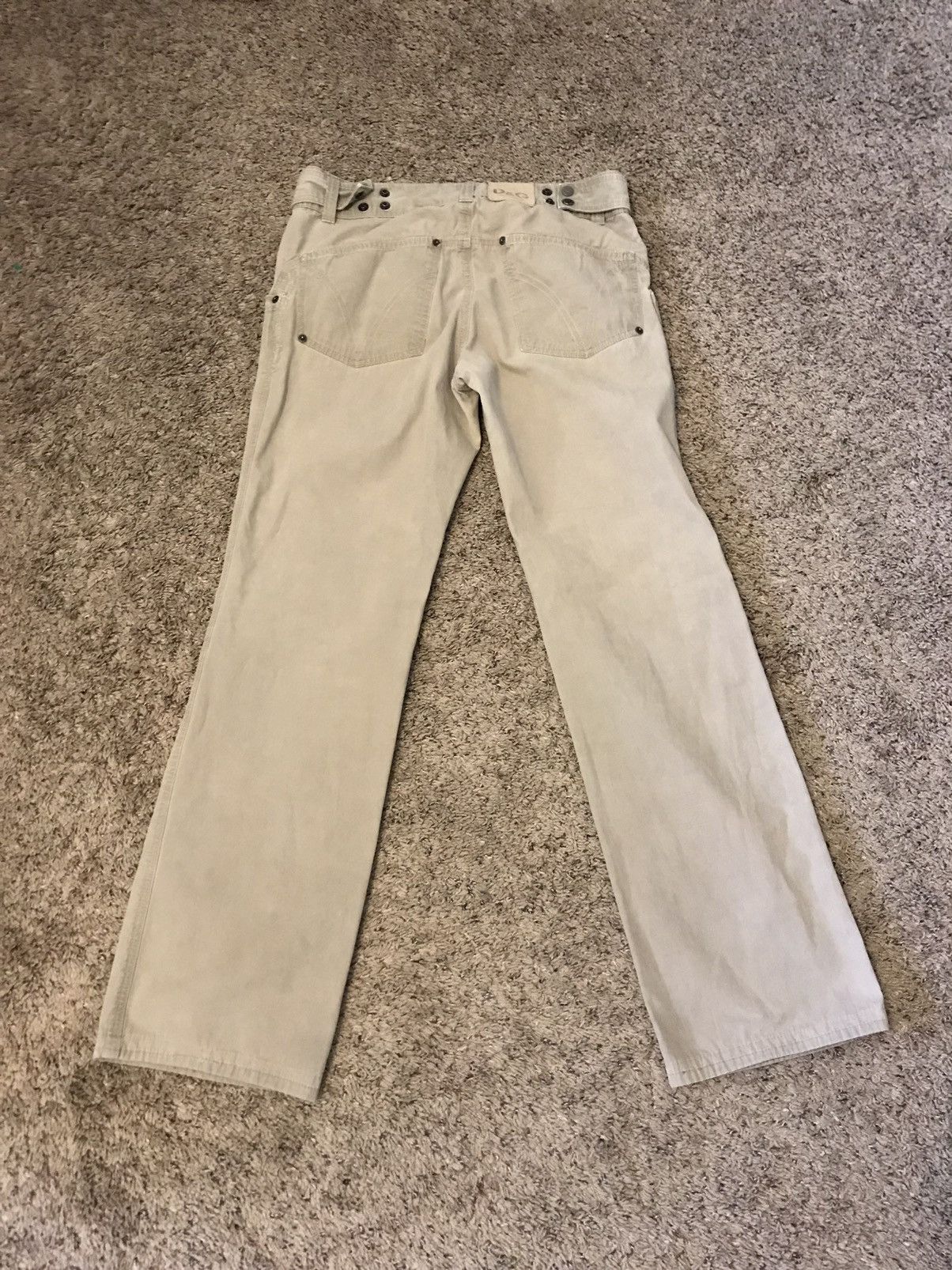 Dolce & Gabbana dolce and gabbana Khaki Pants Adjustable Waist Button Up Fly Size US 32 / EU 48 - 2 Thumbnail