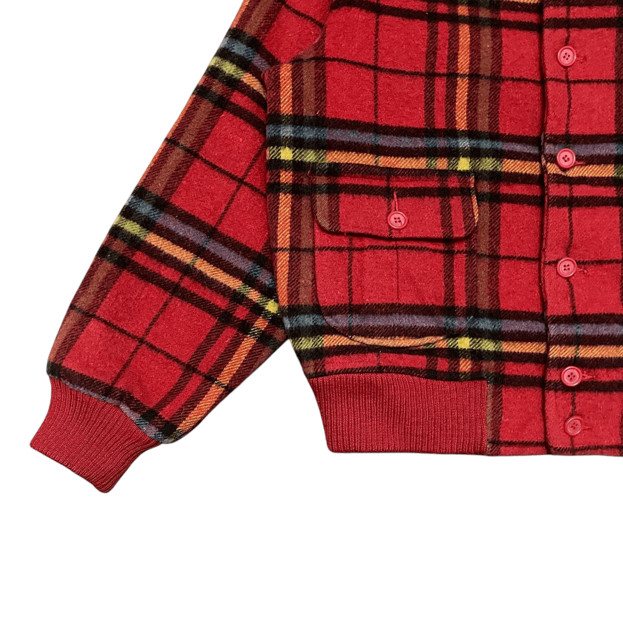 Issey Miyake Vintage Harvard Checkered Wool Bomber Jacket Issey Style Size US M / EU 48-50 / 2 - 3 Thumbnail