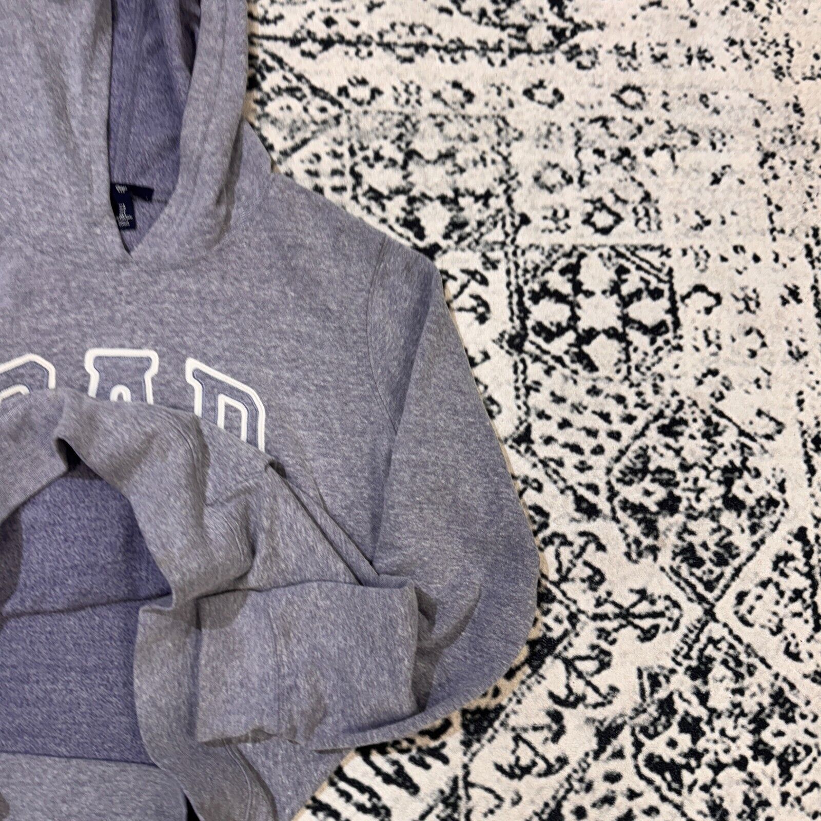Gap × Vintage Vintage Gap Unisex Gray Cotton Hoodie Size L Y2K 90s Size US L / EU 52-54 / 3 - 14 Thumbnail