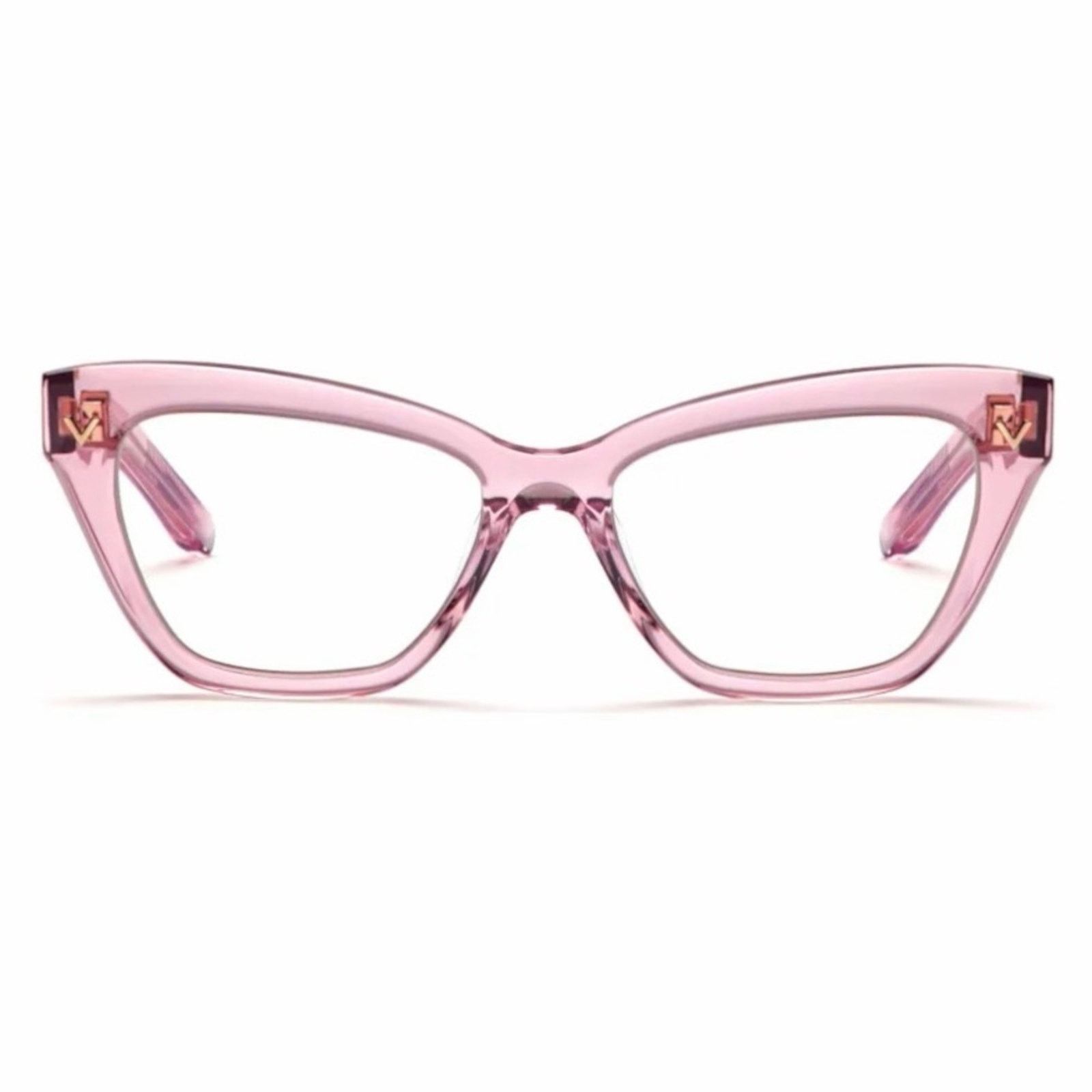 Valentino New! Valentino TALE VLX 140C, Pink Cat-Eyeglasses, Authentic Size ONE SIZE - 2 Thumbnail