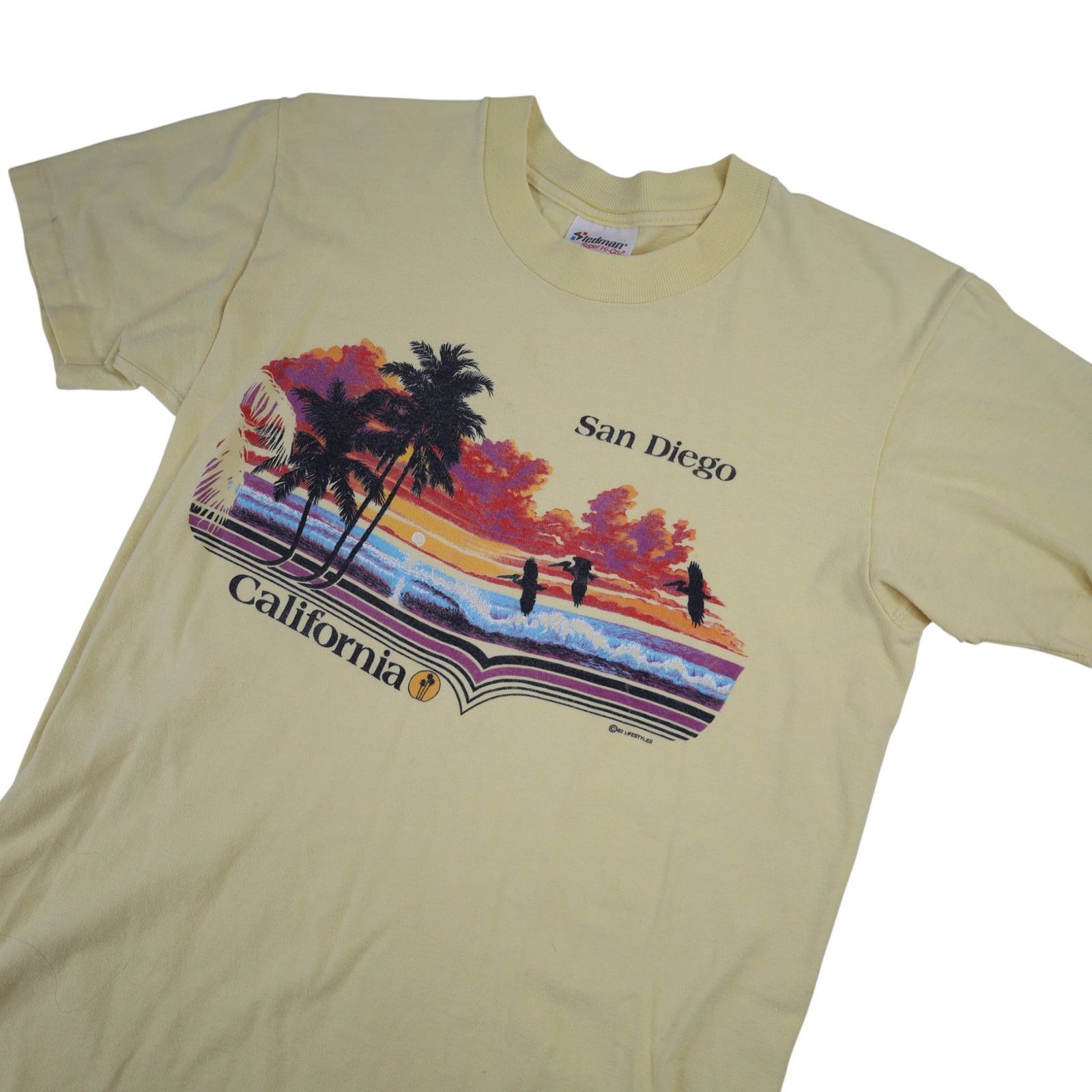Vintage Vintage '82 San Diego California Graphic Tourist T Shirt Size US M / EU 48-50 / 2 - 2 Thumbnail