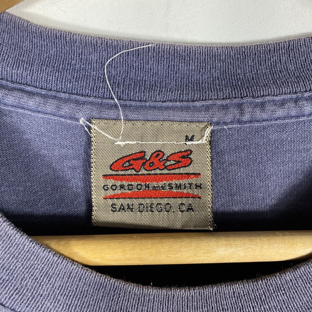 Vintage Vintage 90's GORDON & SMITH Graphic Faded Tee Shirt Size US M / EU 48-50 / 2 - 7 Thumbnail
