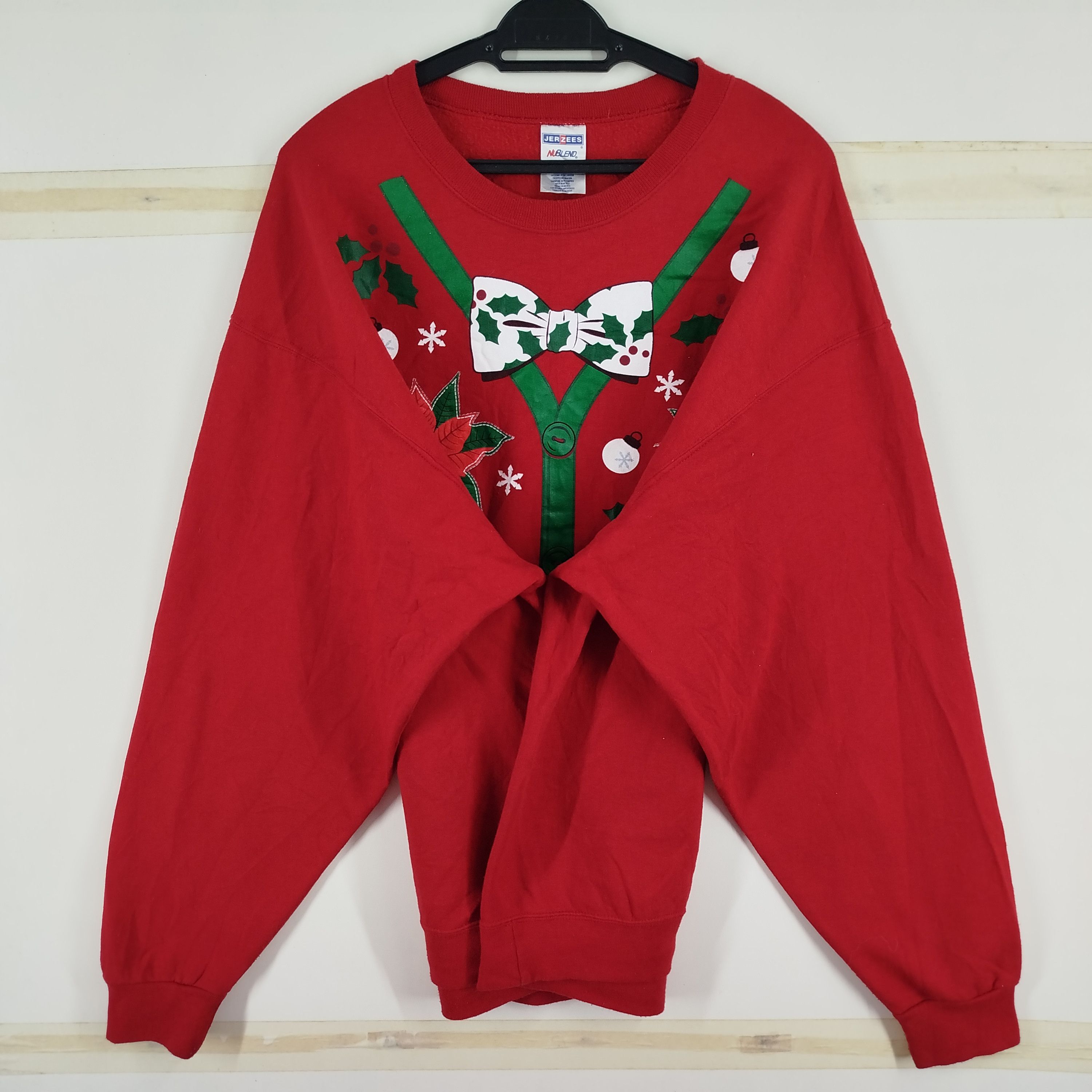 Jerzees Merry Christmas By Jerzees 50/50 Material Size US XL / EU 56 / 4 - 2 Thumbnail