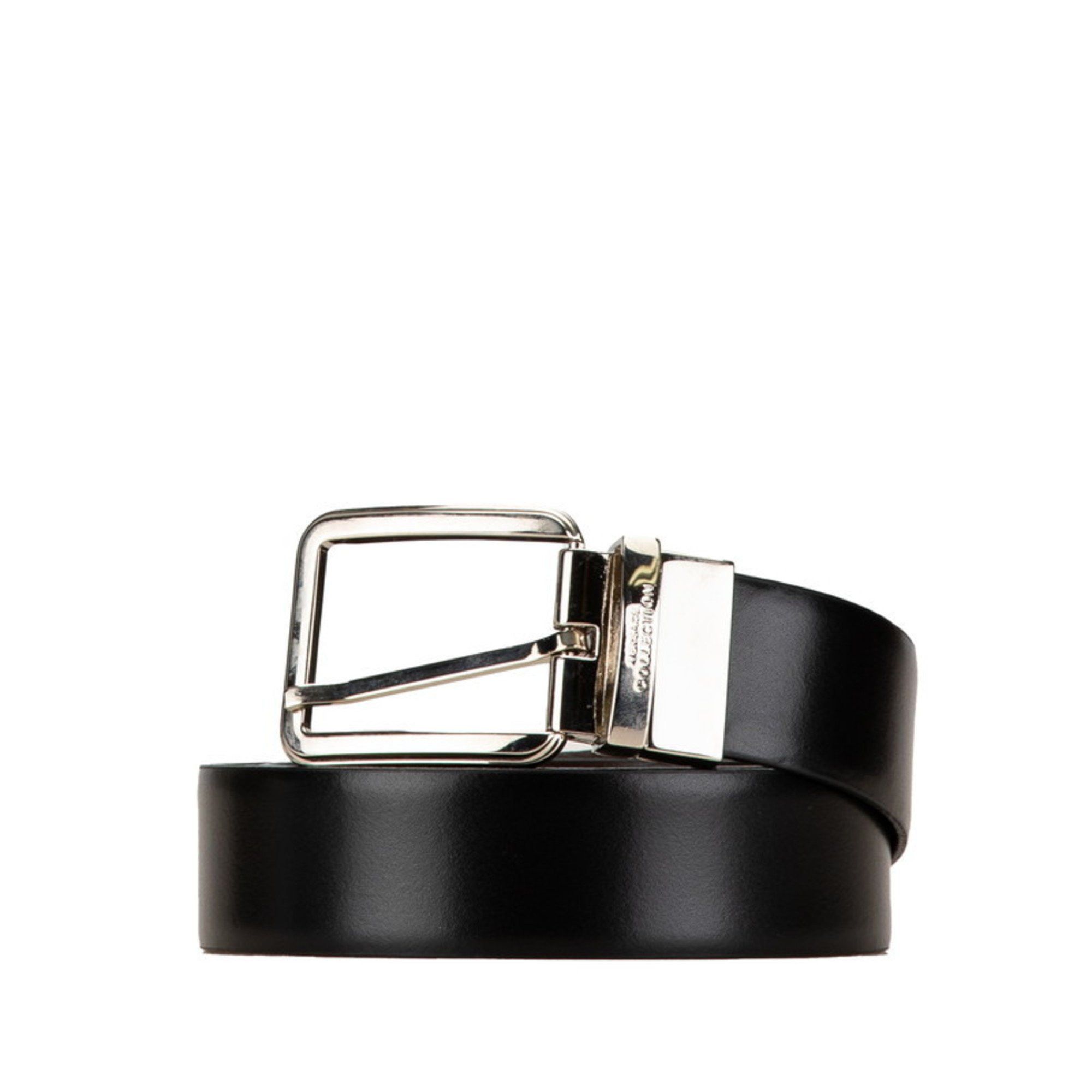 Versace Versace belt black leather men's VERSACE Size ONE SIZE - 1 Thumbnail