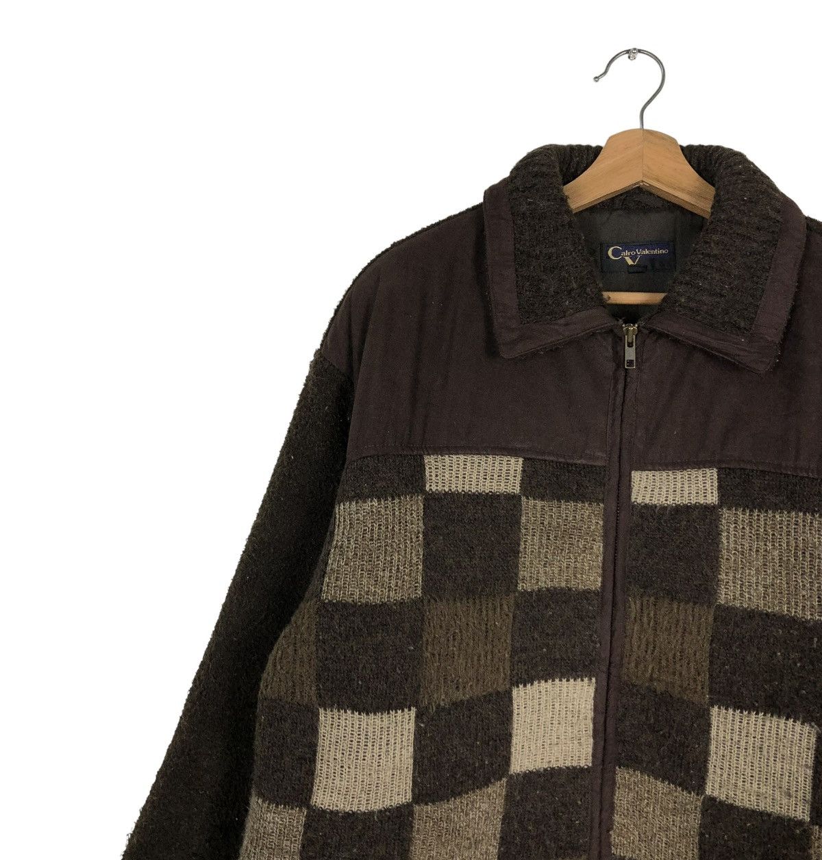 Japanese Brand 🔥VINTAGE BOMBER CARDIGAN JACKET CARLO VALENTINO ISSEY MIYAKE Size US L / EU 52-54 / 3 - 5 Thumbnail