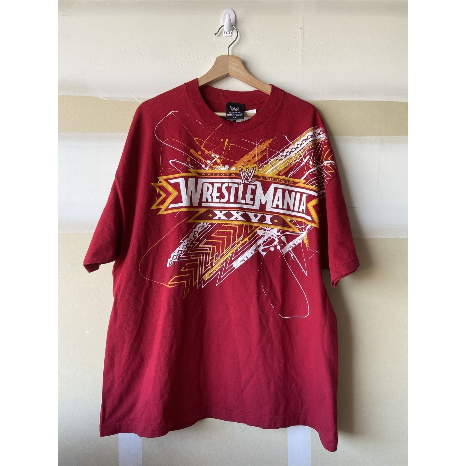 WWE WWE Wrestlemania XXVI 2010 Arizona T-Shirt Size 2XL Size US XXL / EU 58 / 5 - 1 Thumbnail
