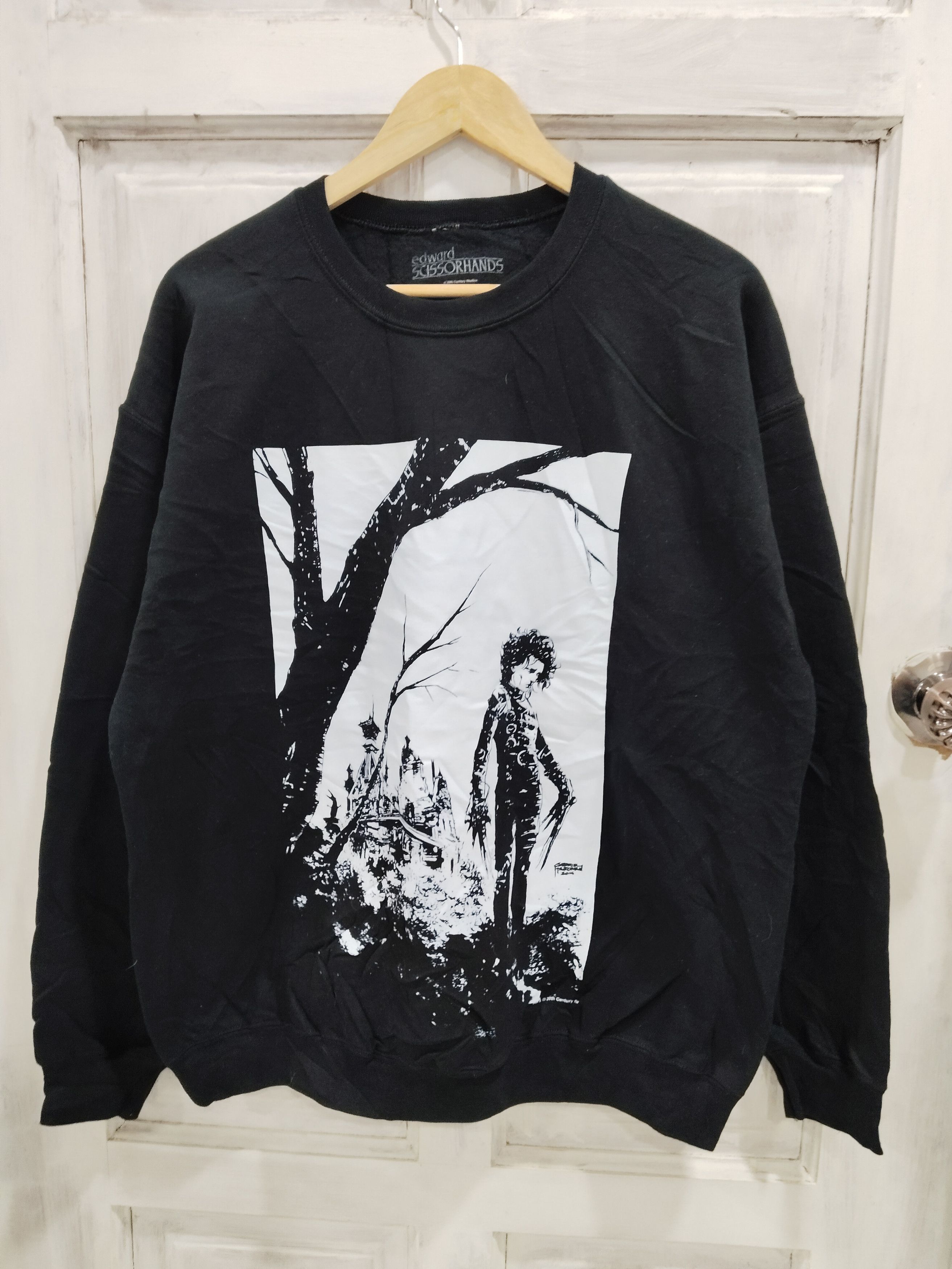 Other Vintage Y2K Edward Scissors hand Movie Sweatshirt Size US XL / EU 56 / 4 - 1 Thumbnail