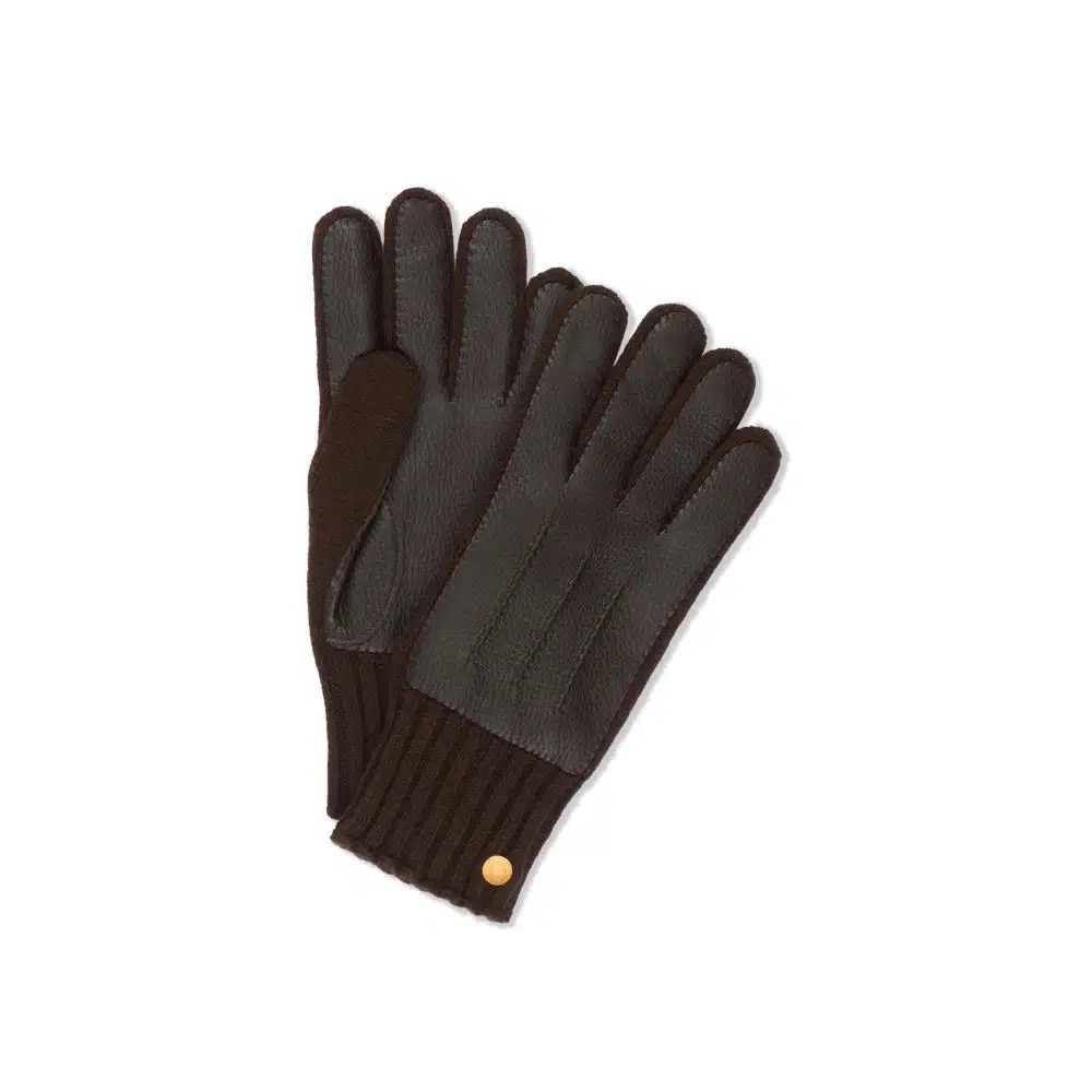 Tom Ford o1loc1c0426 TG771 Size: OS / Cashmere & Leather Gloves Brown Size ONE SIZE - 1 Preview