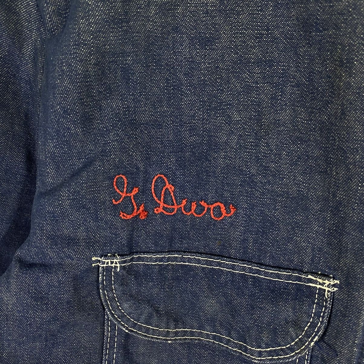 Wrangler Vintage Men’s 1950s Wool Blanket Lined Blue Bell Denim Size US L / EU 52-54 / 3 - 8 Thumbnail