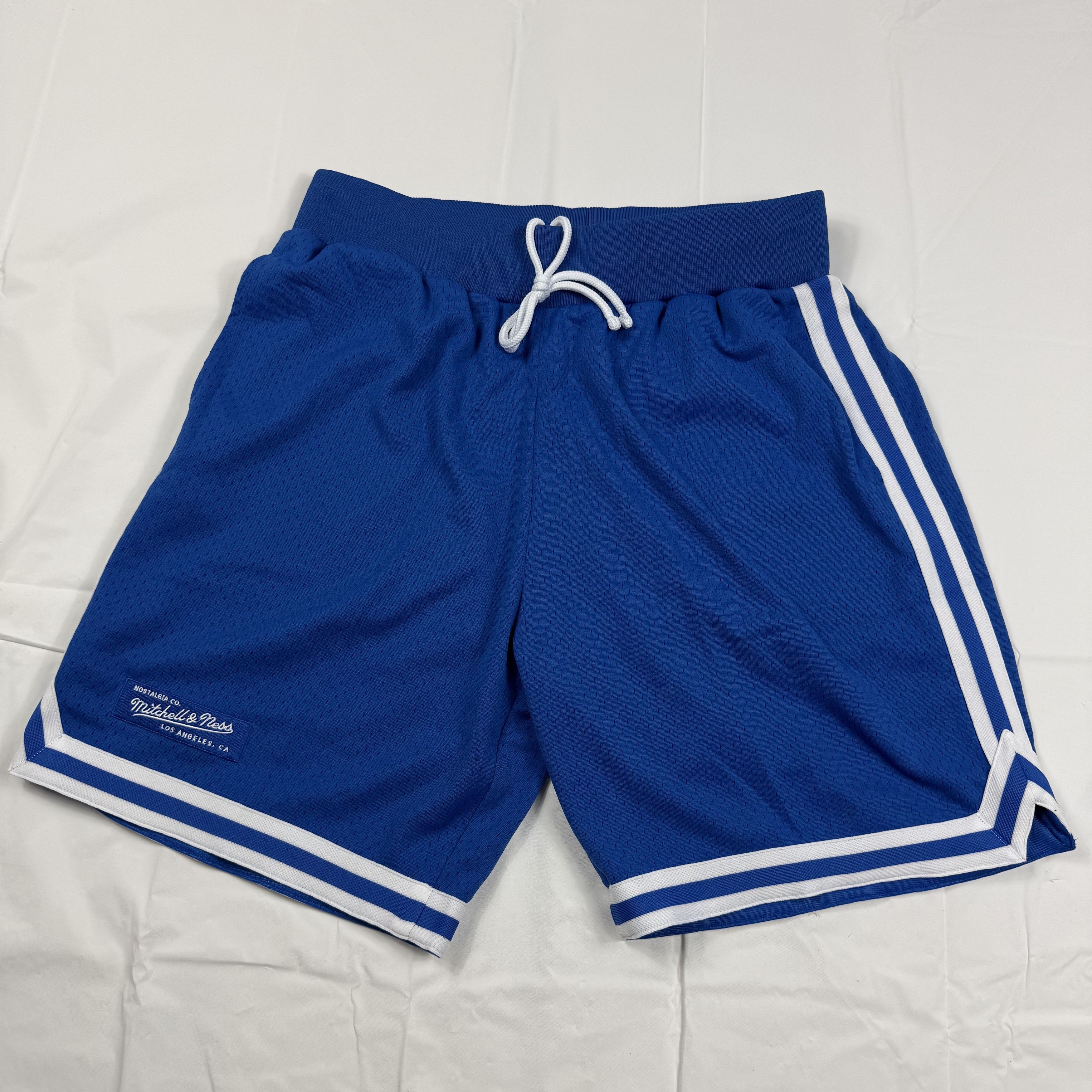 Mitchell & Ness Mitchell & Ness Mens Blue Logo Mesh Basketball Shorts XL NEW Size US 40 / EU 56 - 1 Thumbnail