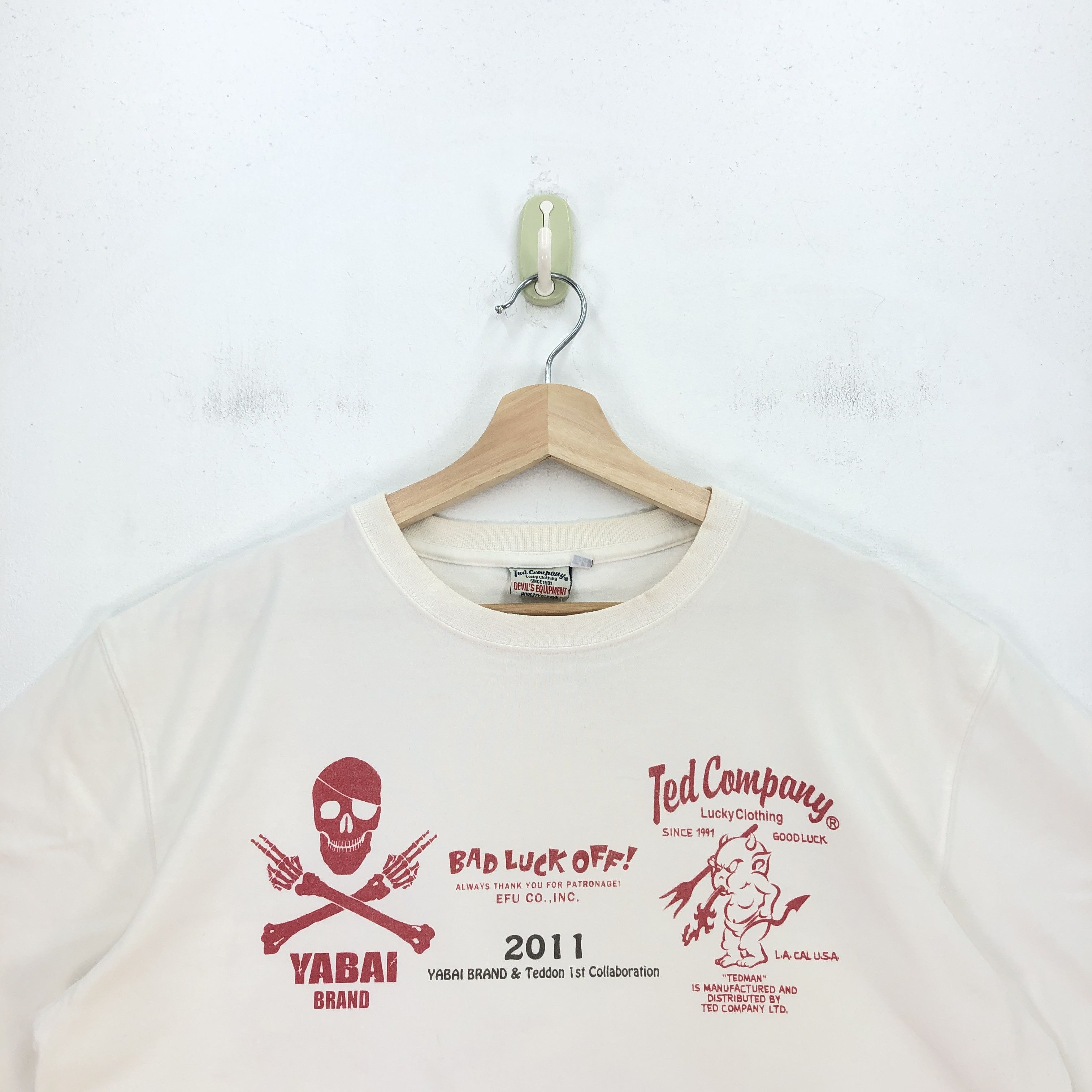 Japanese Brand TEDMAN × YABAI BRAND Collaboration T-Shirt Ted Company Tee Size US L / EU 52-54 / 3 - 3 Thumbnail