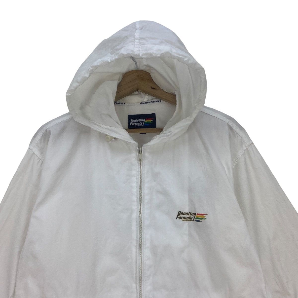 Benetton Vintage Benetton Formula 1 Racing Team Zipper Jacket Sweater Size US S / EU 44-46 / 1 - 4 Thumbnail
