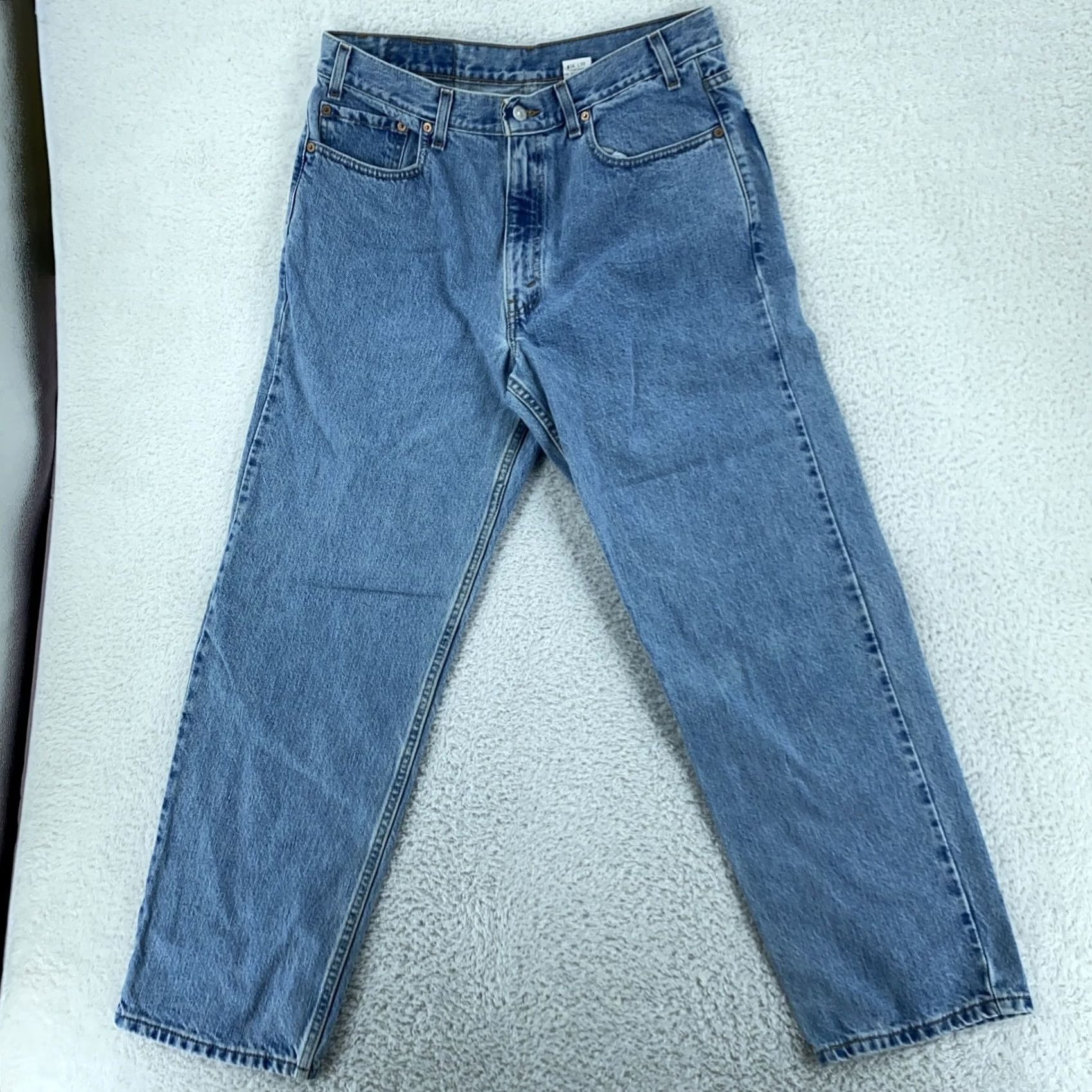 Levi's Vintage Levi's 550 Relaxed Fit Jeans Mens Blue Tapered Leg Denim Actual 33x29 Size US 33 - 5 Thumbnail