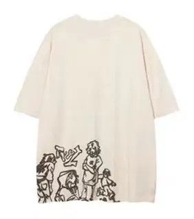 VIBE Streetwear Funny Anime Cartoon Graphic Oversized T-Shirt y2k Size US XL / EU 56 / 4 - 7 Thumbnail