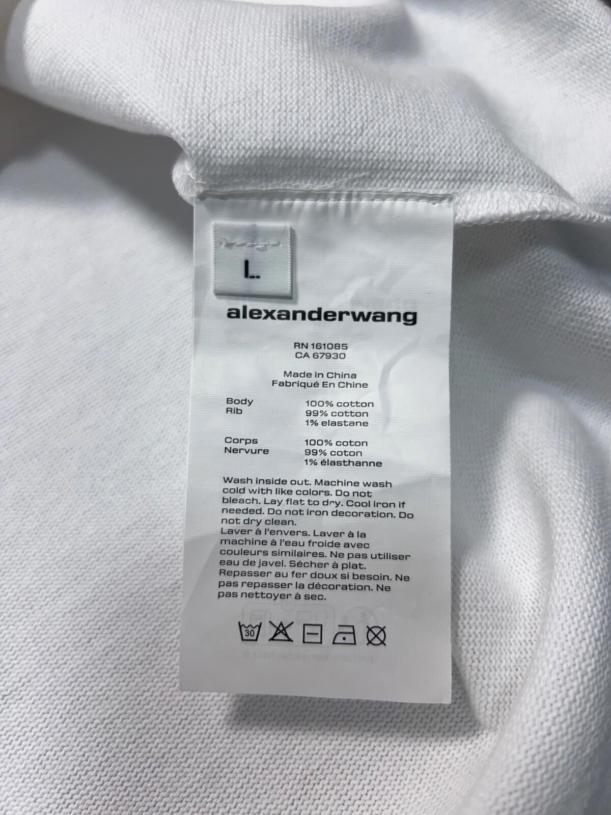 Alexander Wang NWT Unisex Mens WomensDome Logo Tee Oversize T Shirt White L Size US L / EU 52-54 / 3 - 10 Thumbnail