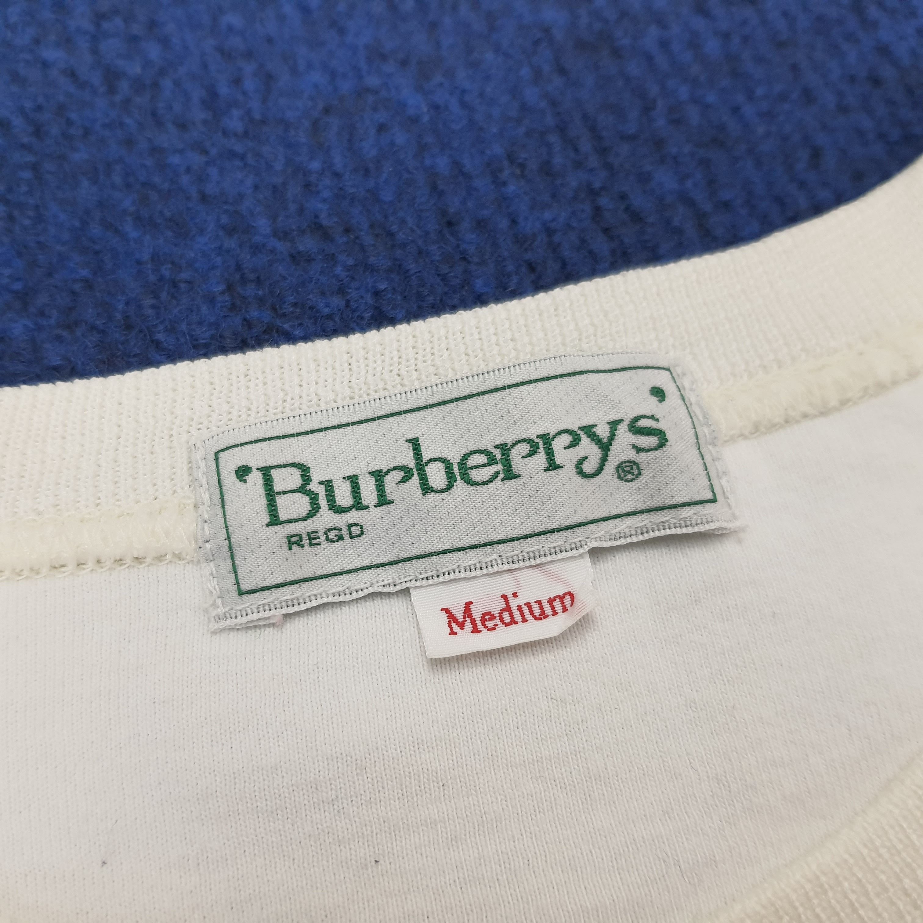 Vintage Burberry Spell Out Flag Sweatshirt
