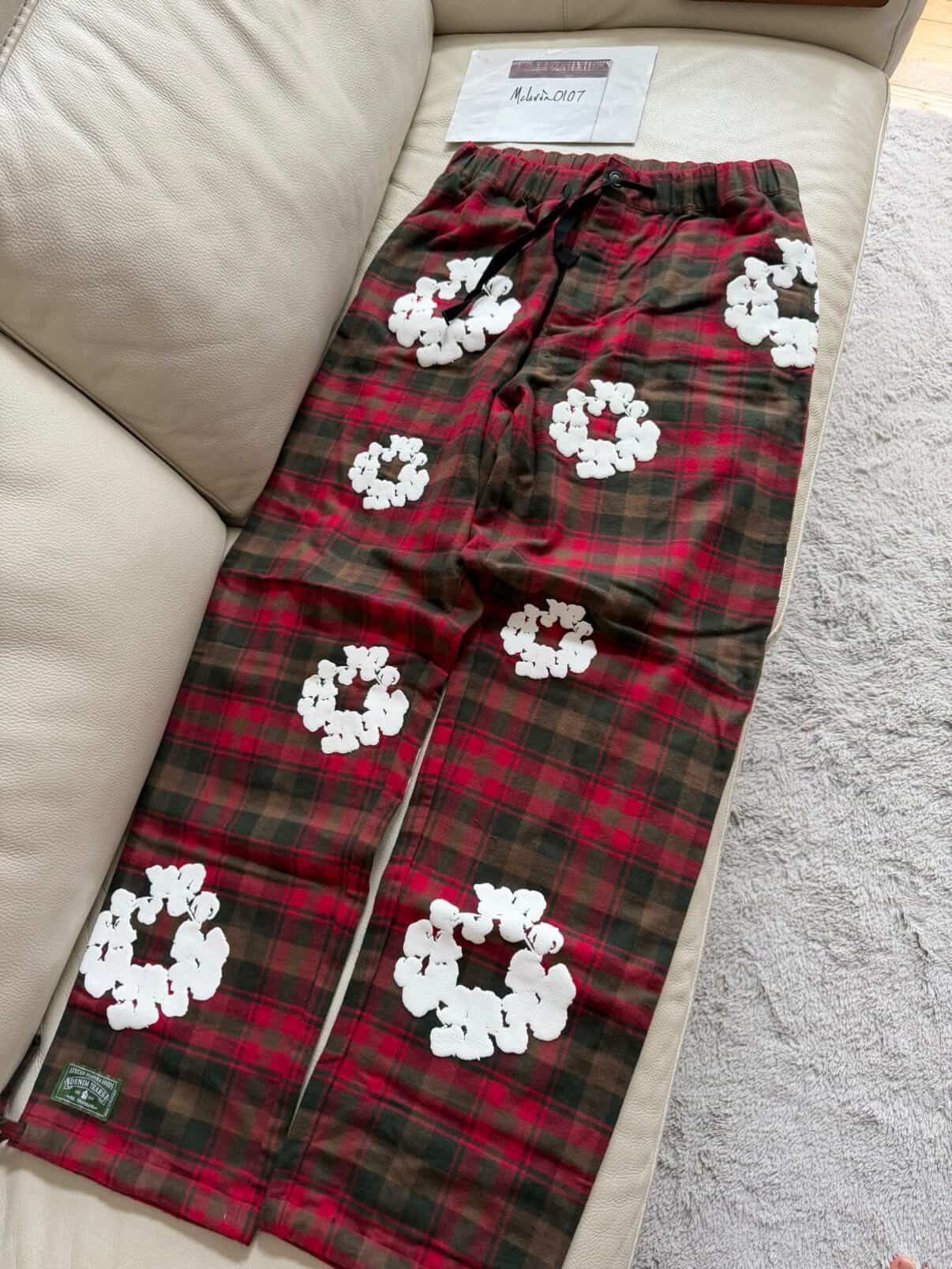 DENIM TEARS Denim Tears Cotton Wreath Pajama Pants Size US 30 / EU 46 - 1 Thumbnail