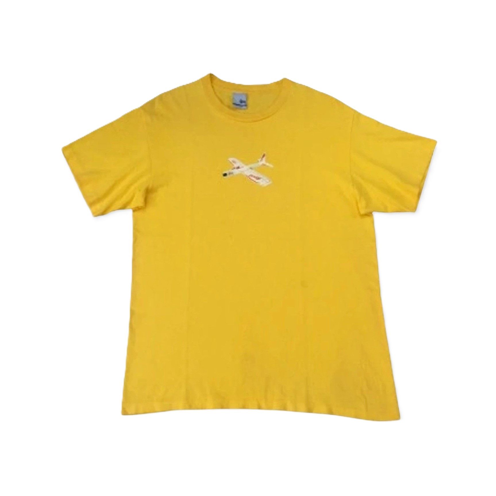 Stussy Vintage 90s Stüssy Glider Airplane Logo T-Shirt Size US L / EU 52-54 / 3 - 1 Thumbnail