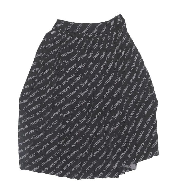 Vetements Vetements Printed Pleated Midi Skirt 0079 Size US 26 / EU 42 - 1 Thumbnail