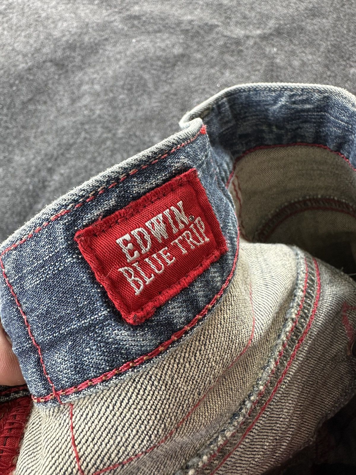 Edwin × If Six Was Nine × Japanese Brand Edwin Blue Trip Vintage Red Trademark Denim Size 30 F78 Size US 30 / EU 46 - 16 Thumbnail